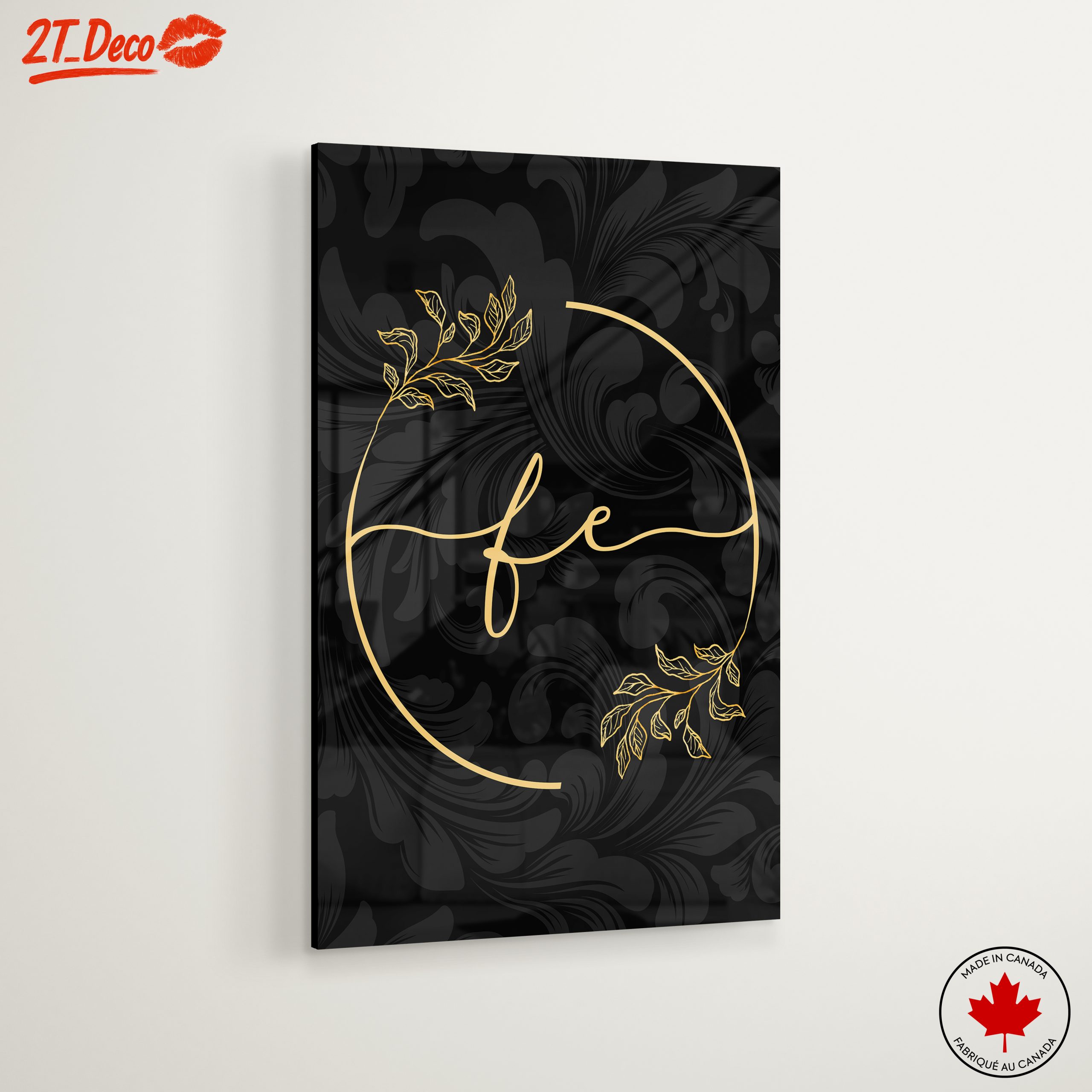 Elegant Typography Art with Botanical Design - Image 6