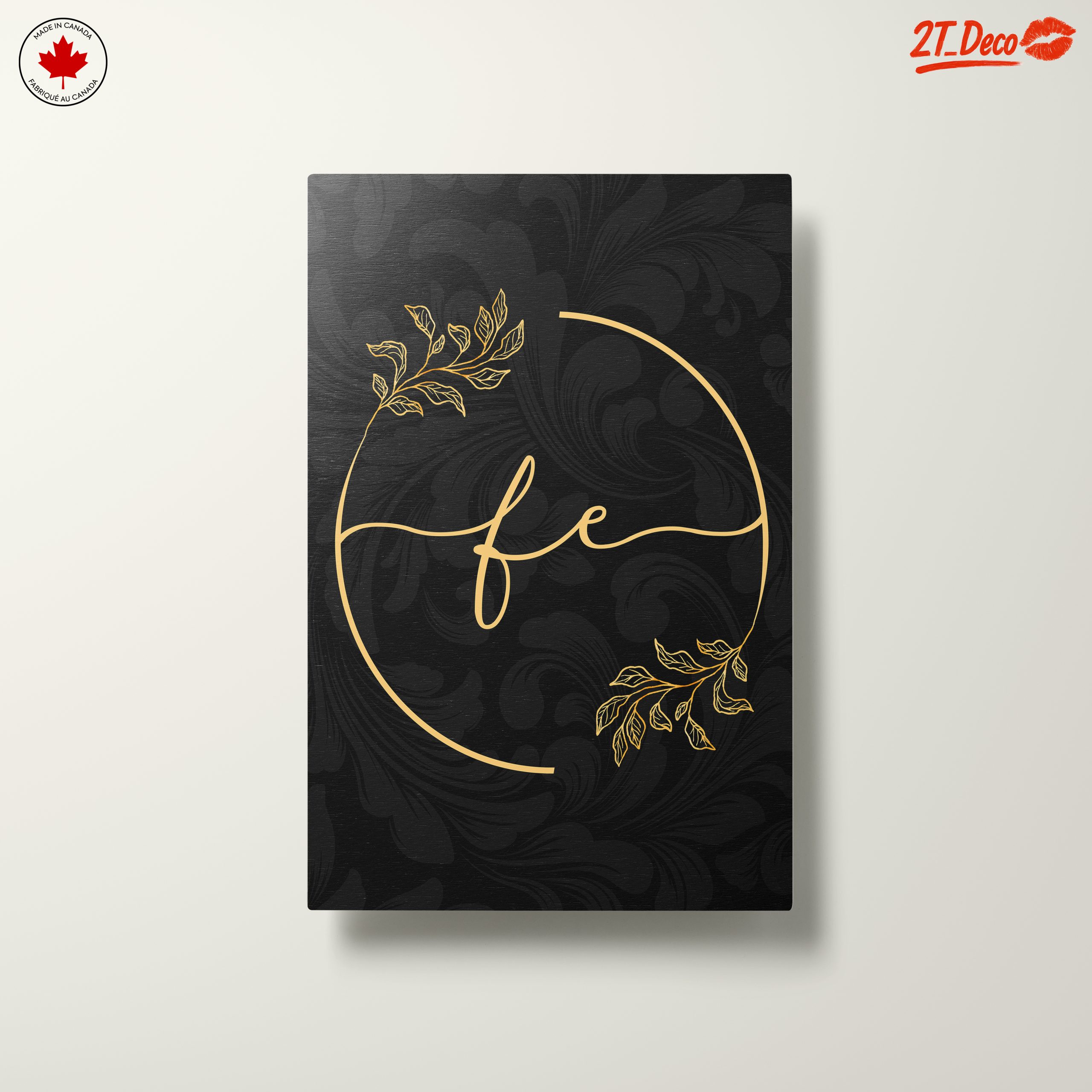 Elegant Typography Art with Botanical Design - Image 10