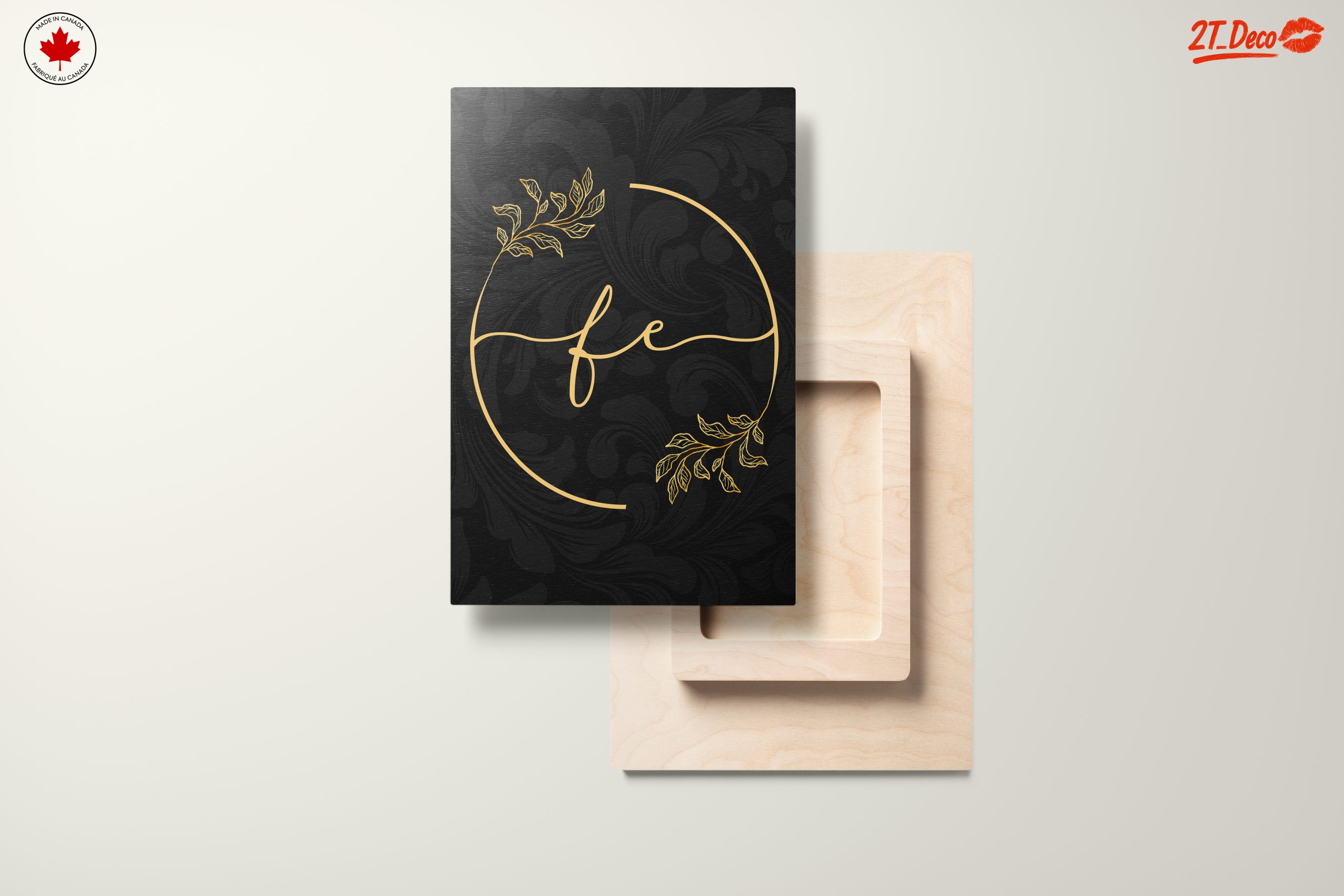 Elegant Typography Art with Botanical Design - Image 11