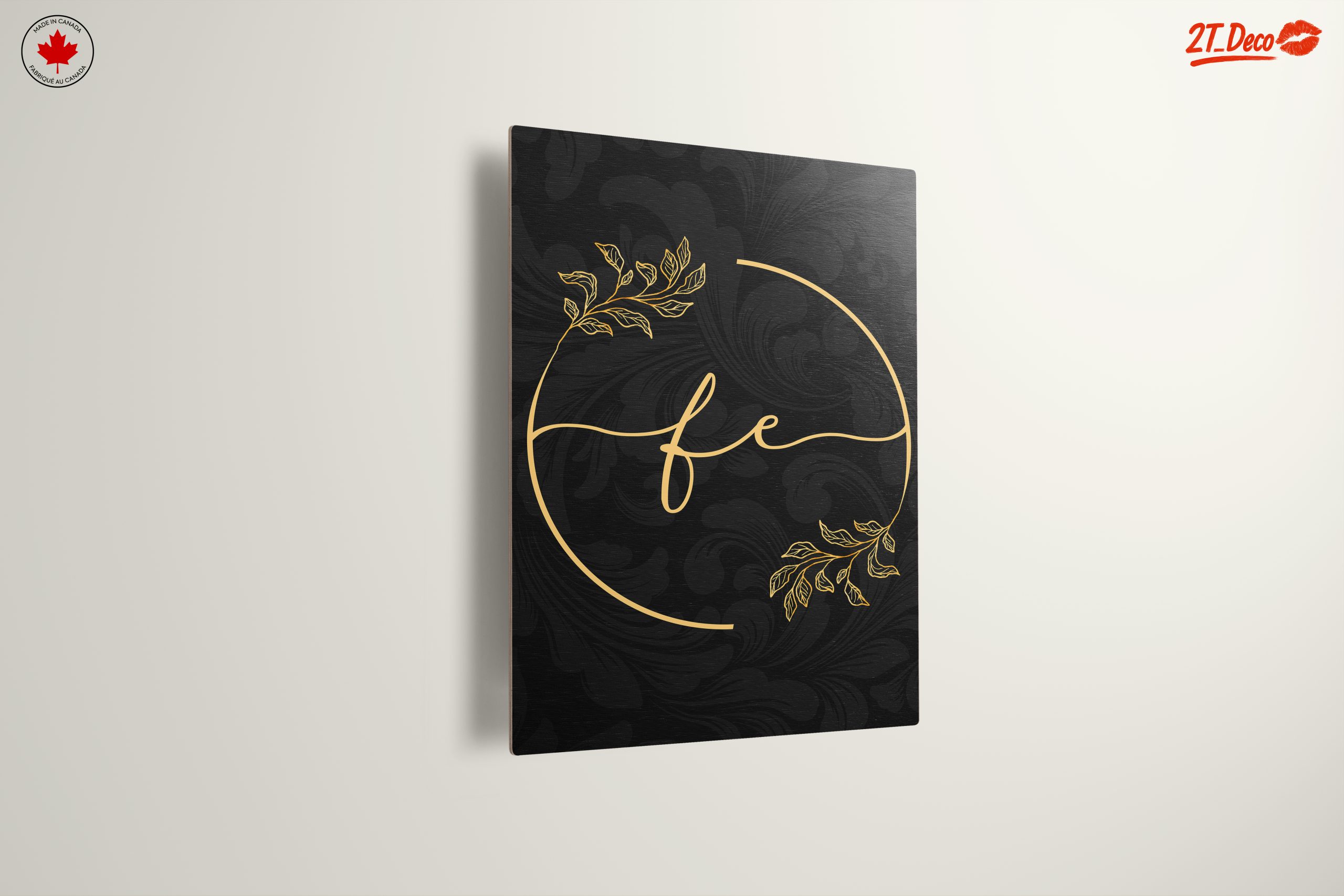 Elegant Typography Art with Botanical Design - Image 13