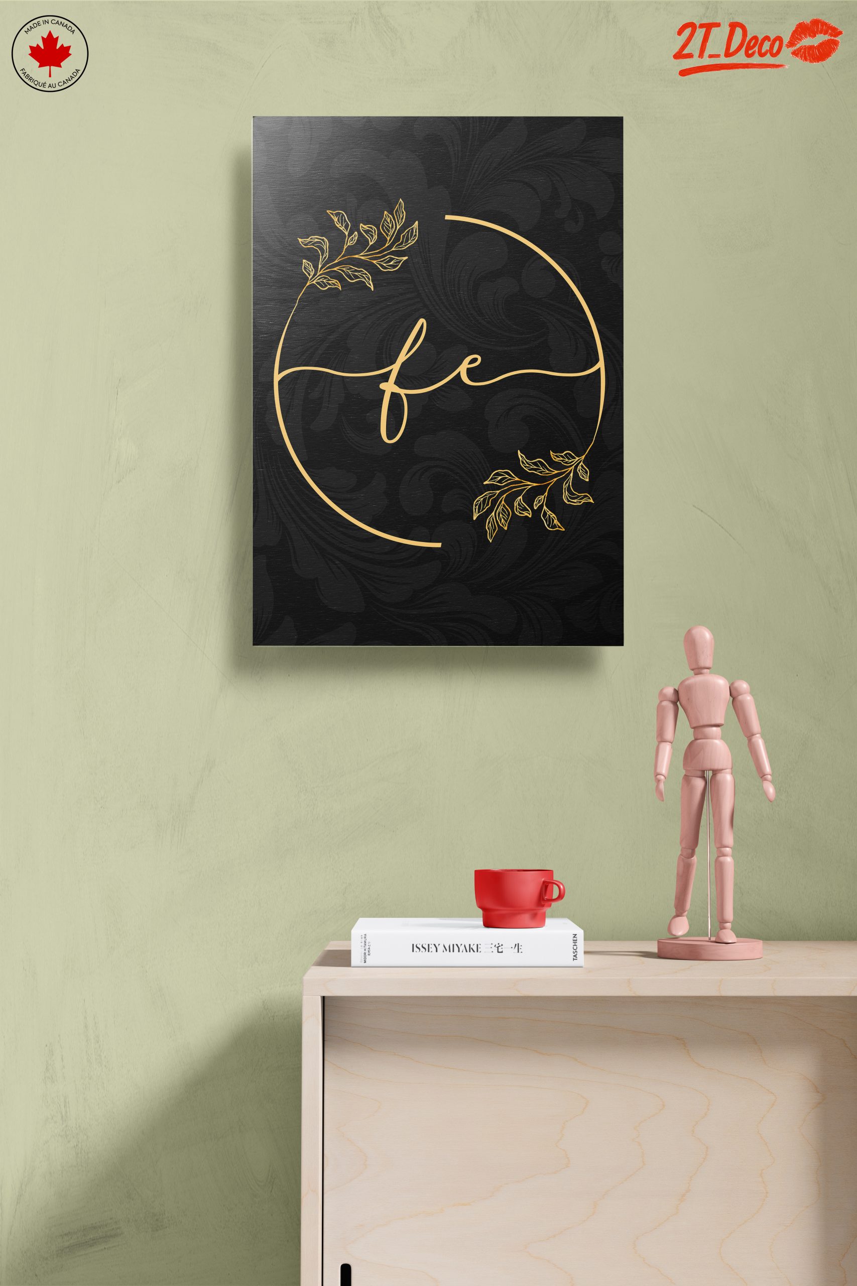 Elegant Typography Art with Botanical Design - Image 14