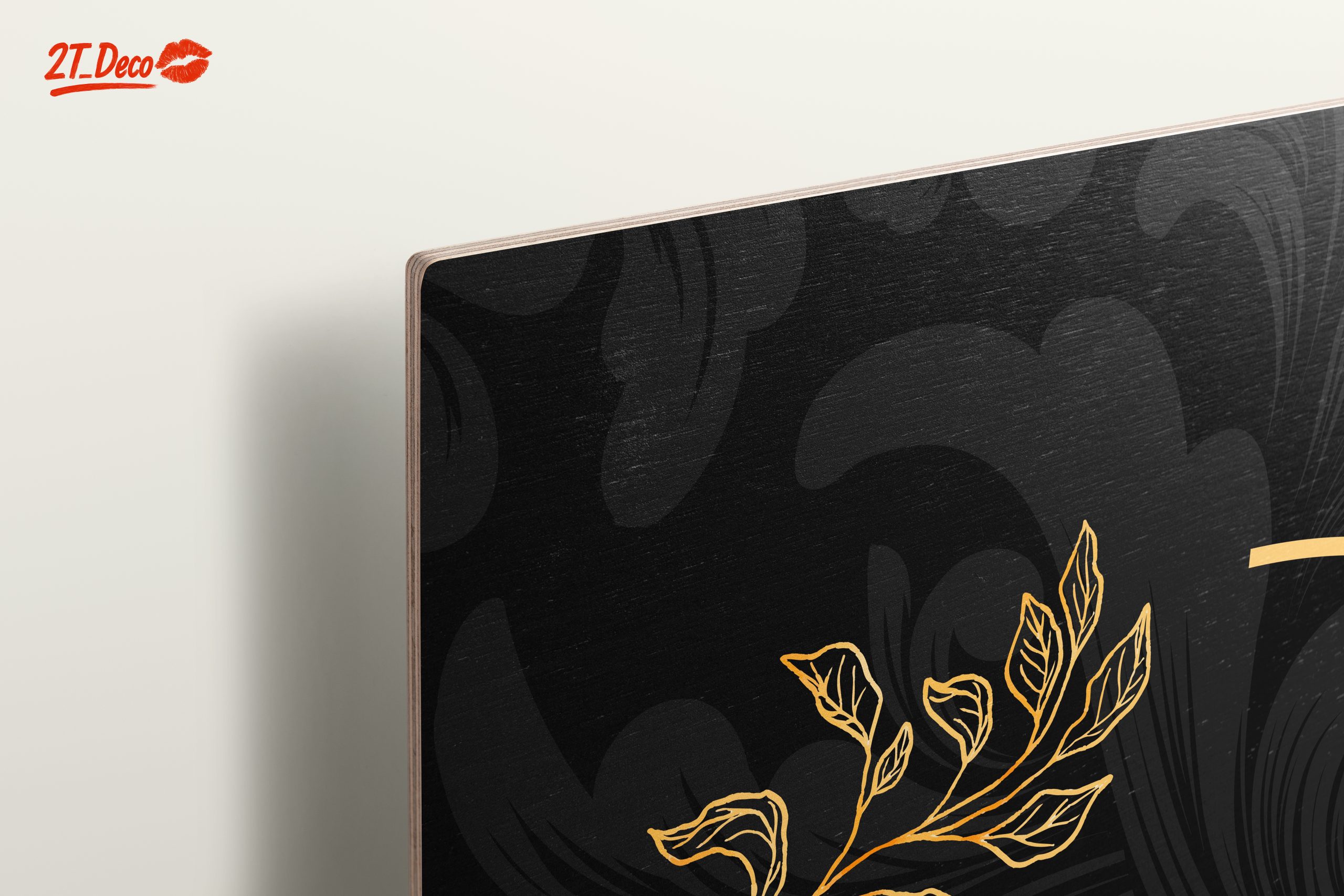 Elegant Typography Art with Botanical Design - Image 15