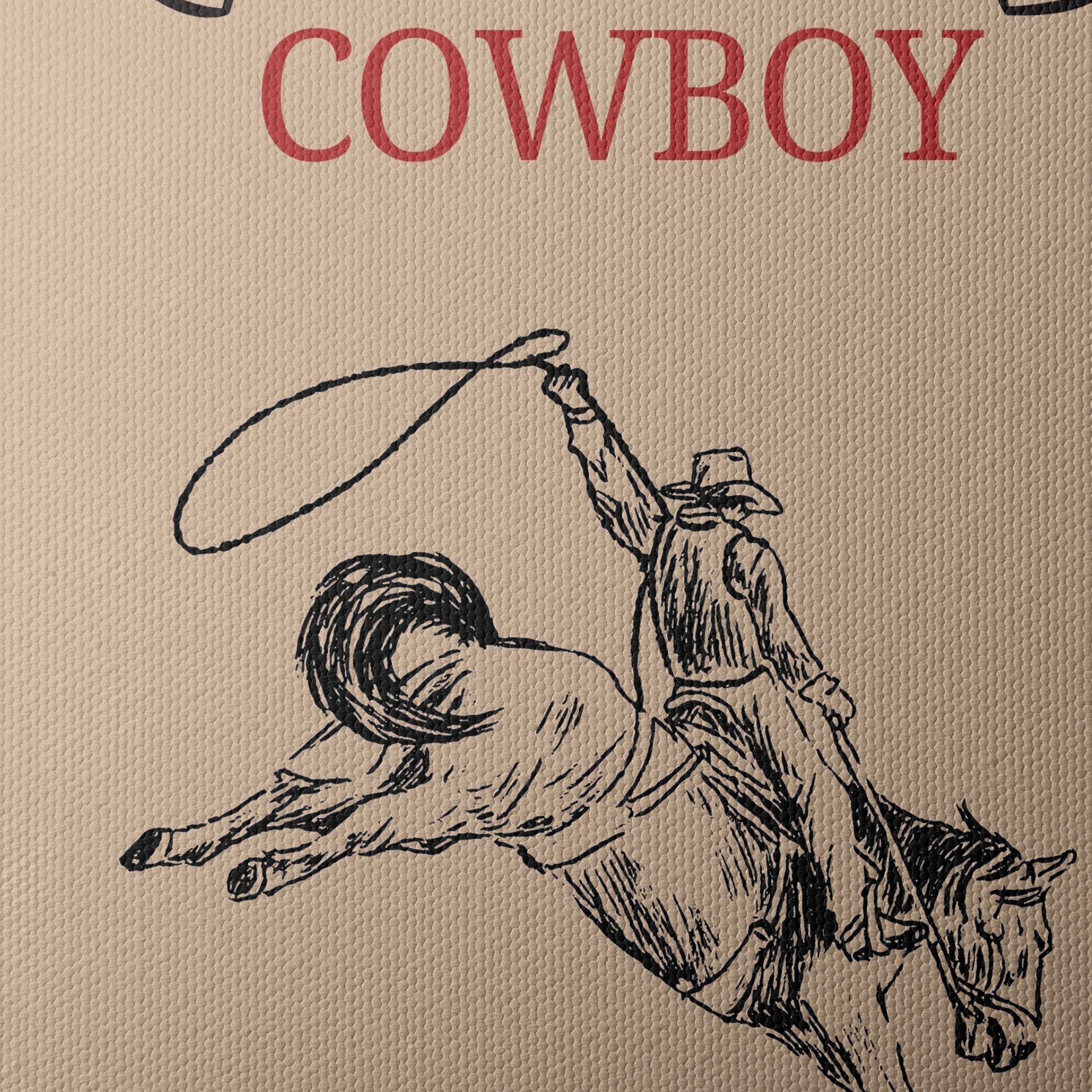You're a Cowboy Art with a Vintage Twist - Image 4