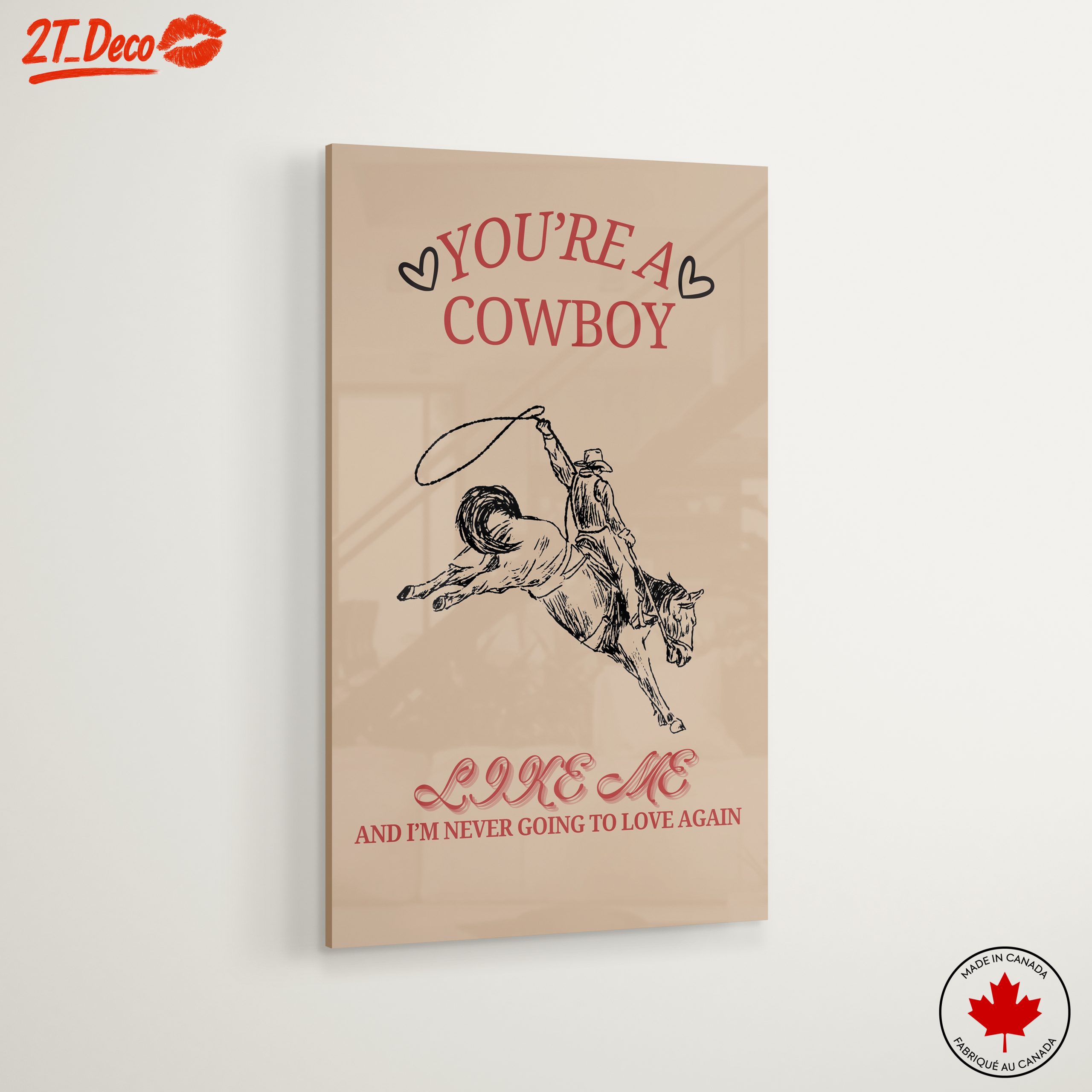 You're a Cowboy Art with a Vintage Twist - Image 6