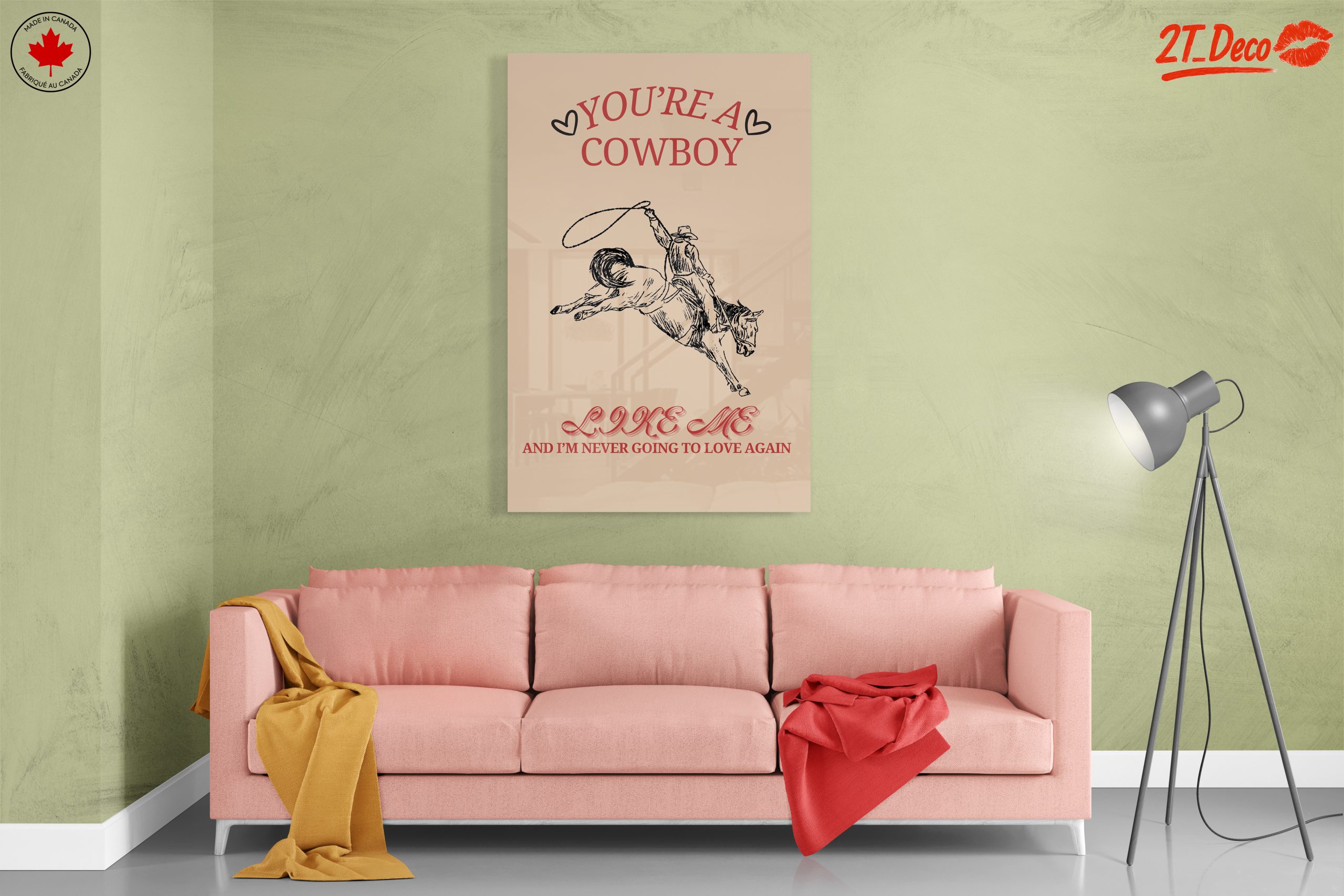 You're a Cowboy Art with a Vintage Twist - Image 7