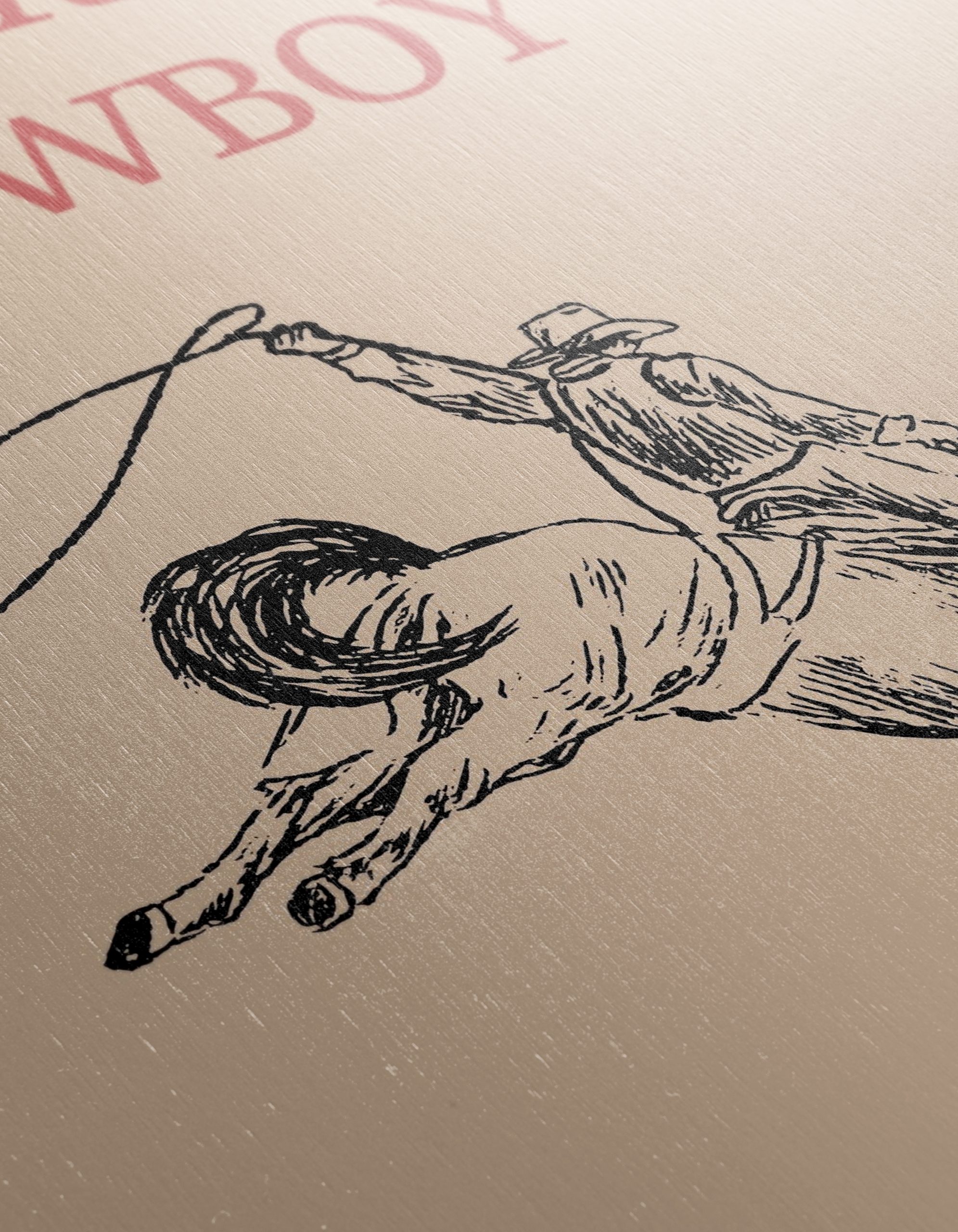 You're a Cowboy Art with a Vintage Twist - Image 12