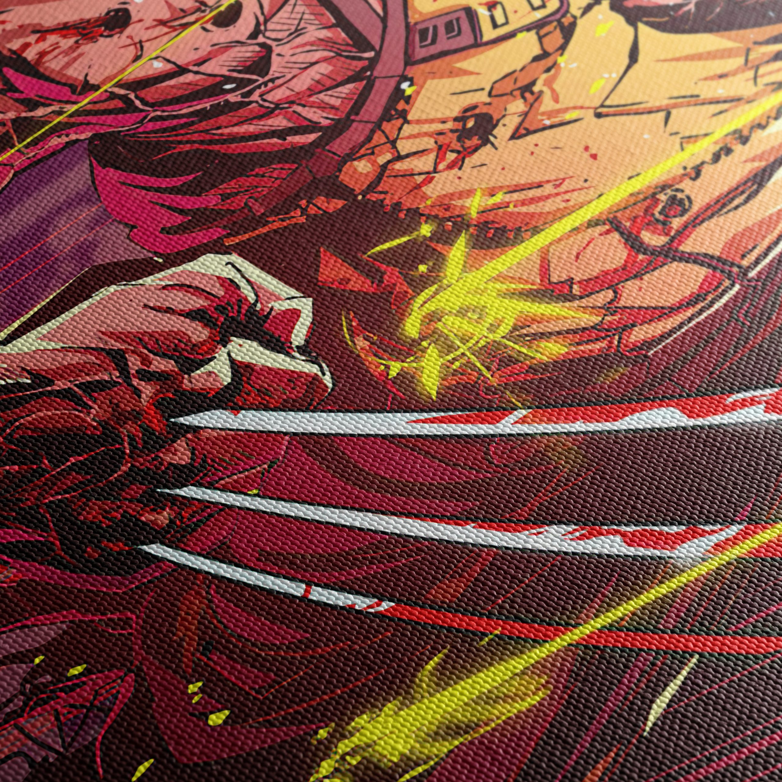 Dynamic Wolverine Artwork Featuring Claws - Image 5