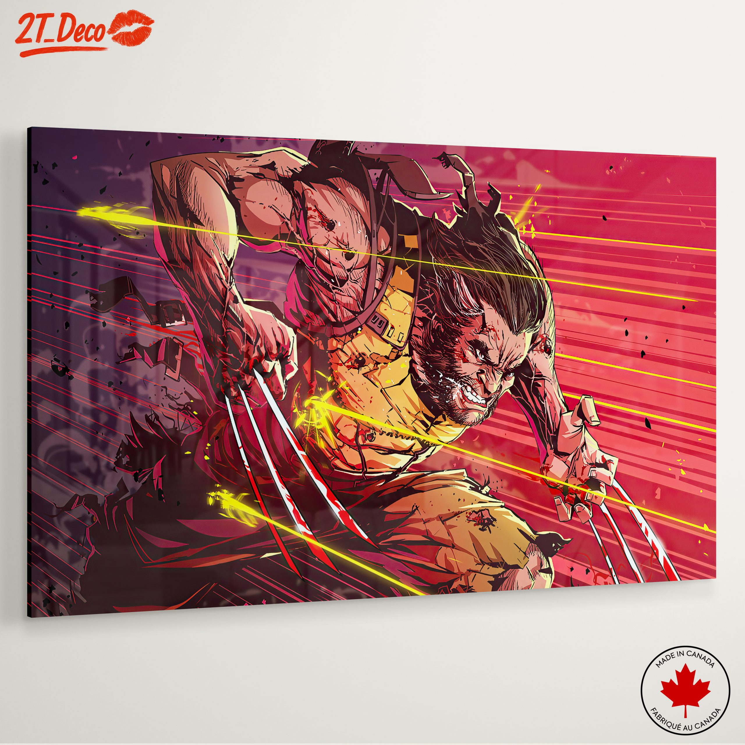 Dynamic Wolverine Artwork Featuring Claws - Image 6