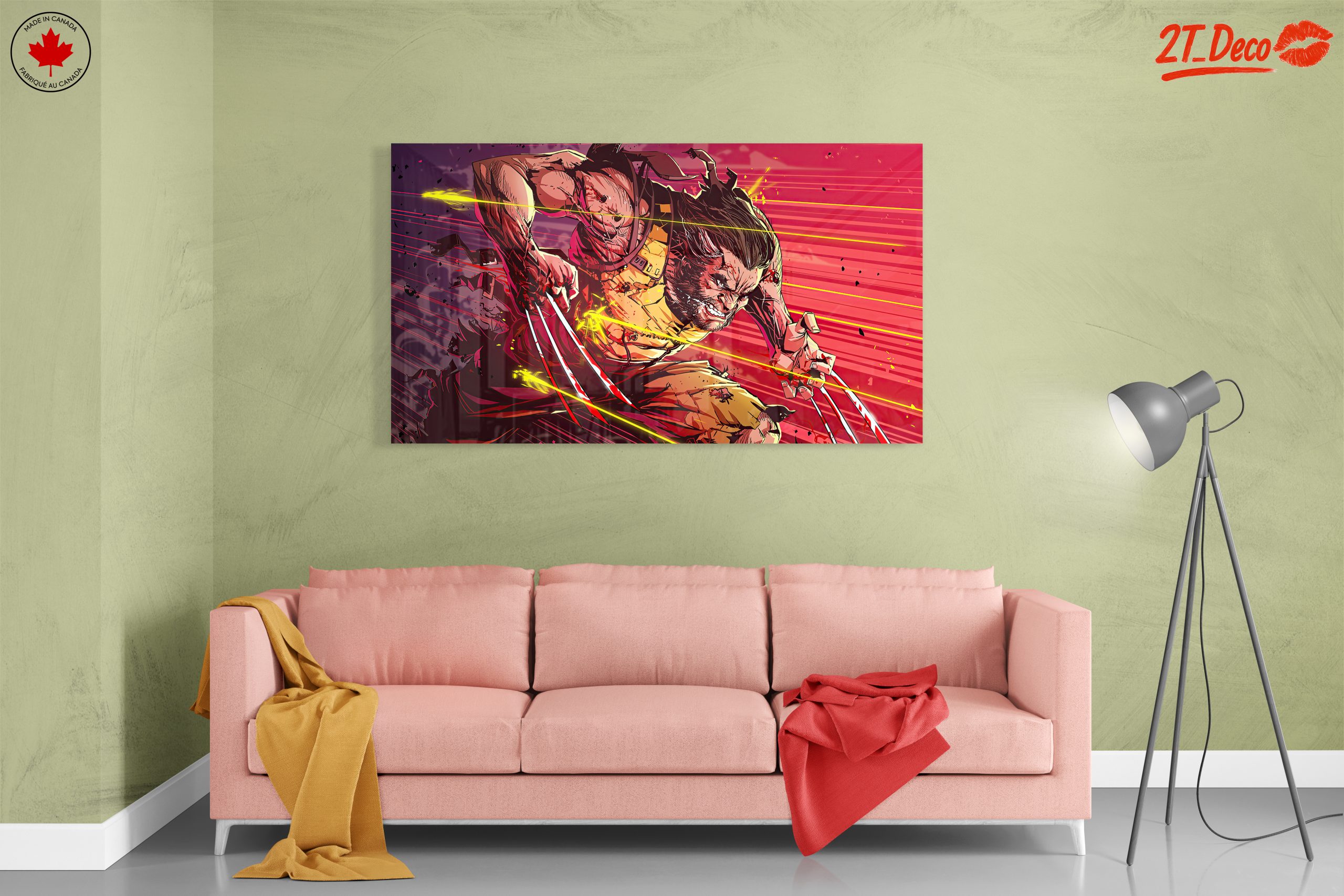 Dynamic Wolverine Artwork Featuring Claws - Image 7