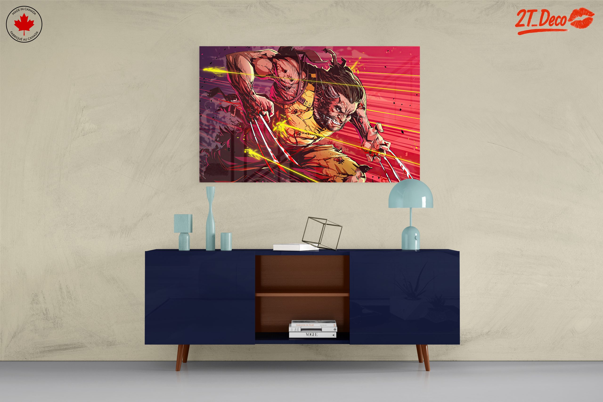 Dynamic Wolverine Artwork Featuring Claws - Image 8