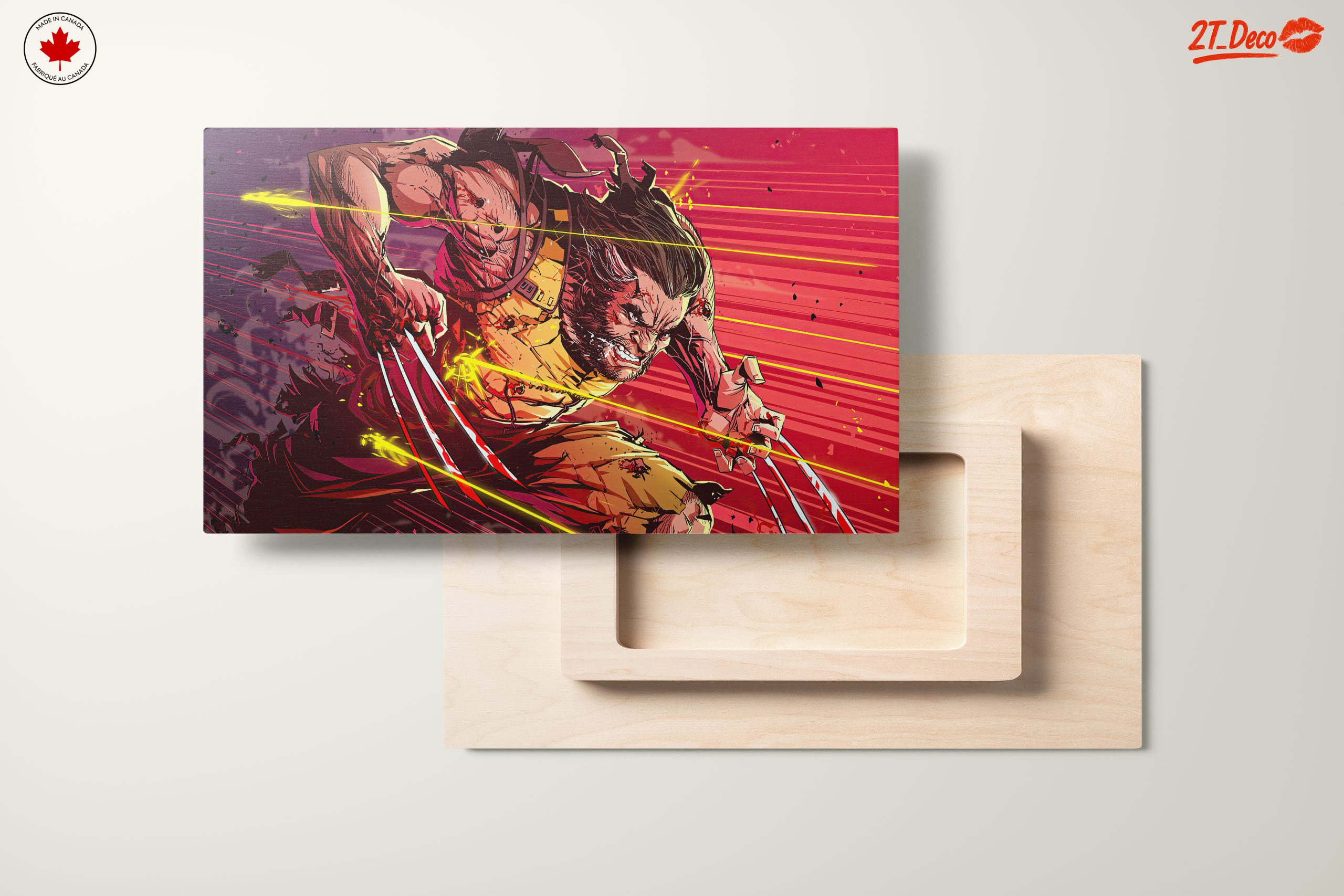Dynamic Wolverine Artwork Featuring Claws - Image 11