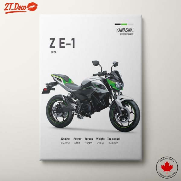Kawasaki Z E-1 Electric Motorcycle Design