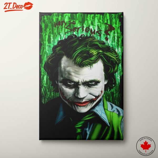Joker Art with Iconic Quote