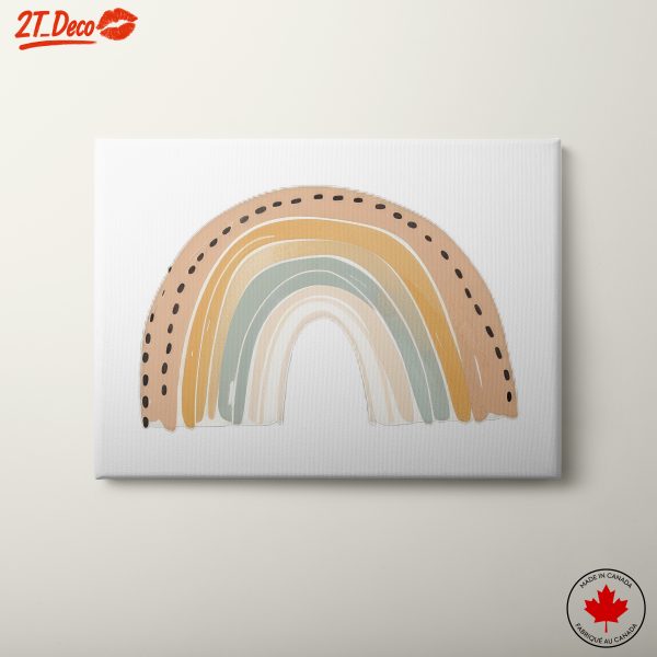 Stylized Rainbow Art Design