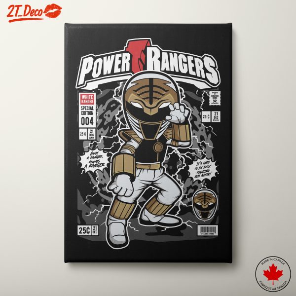 White Ranger Power Rangers Art