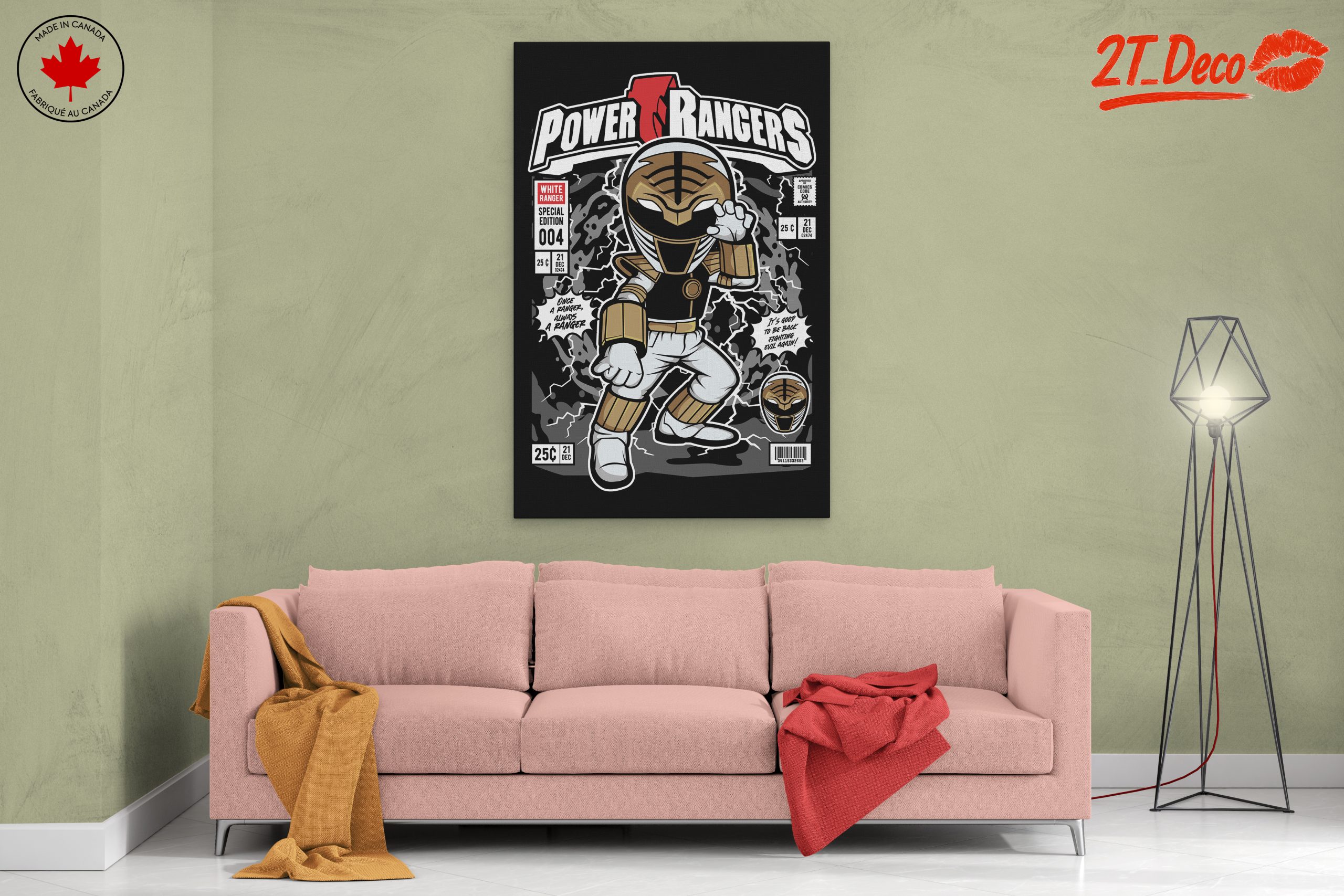 White Ranger Power Rangers Art - Image 2