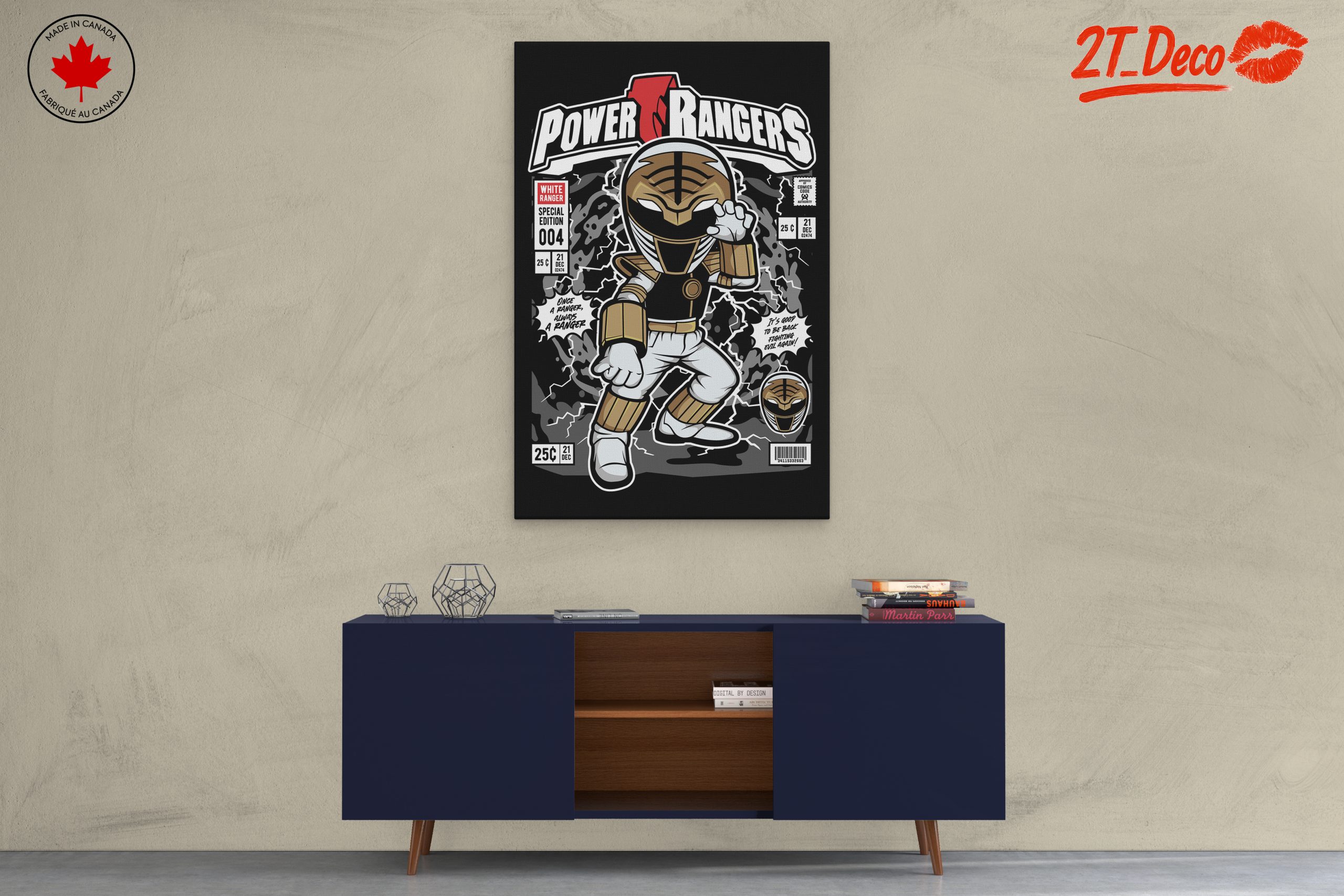 White Ranger Power Rangers Art - Image 3