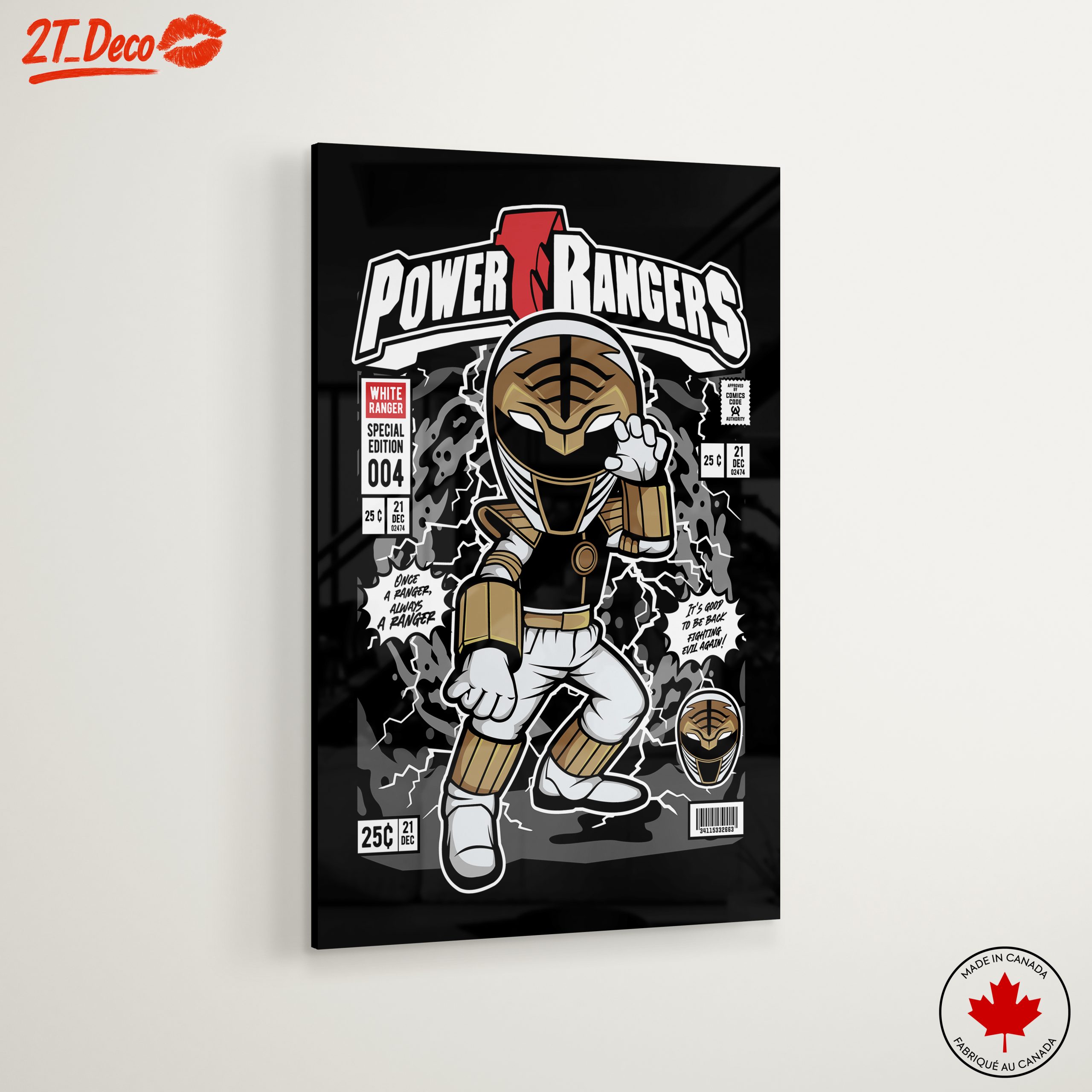 White Ranger Power Rangers Art - Image 6