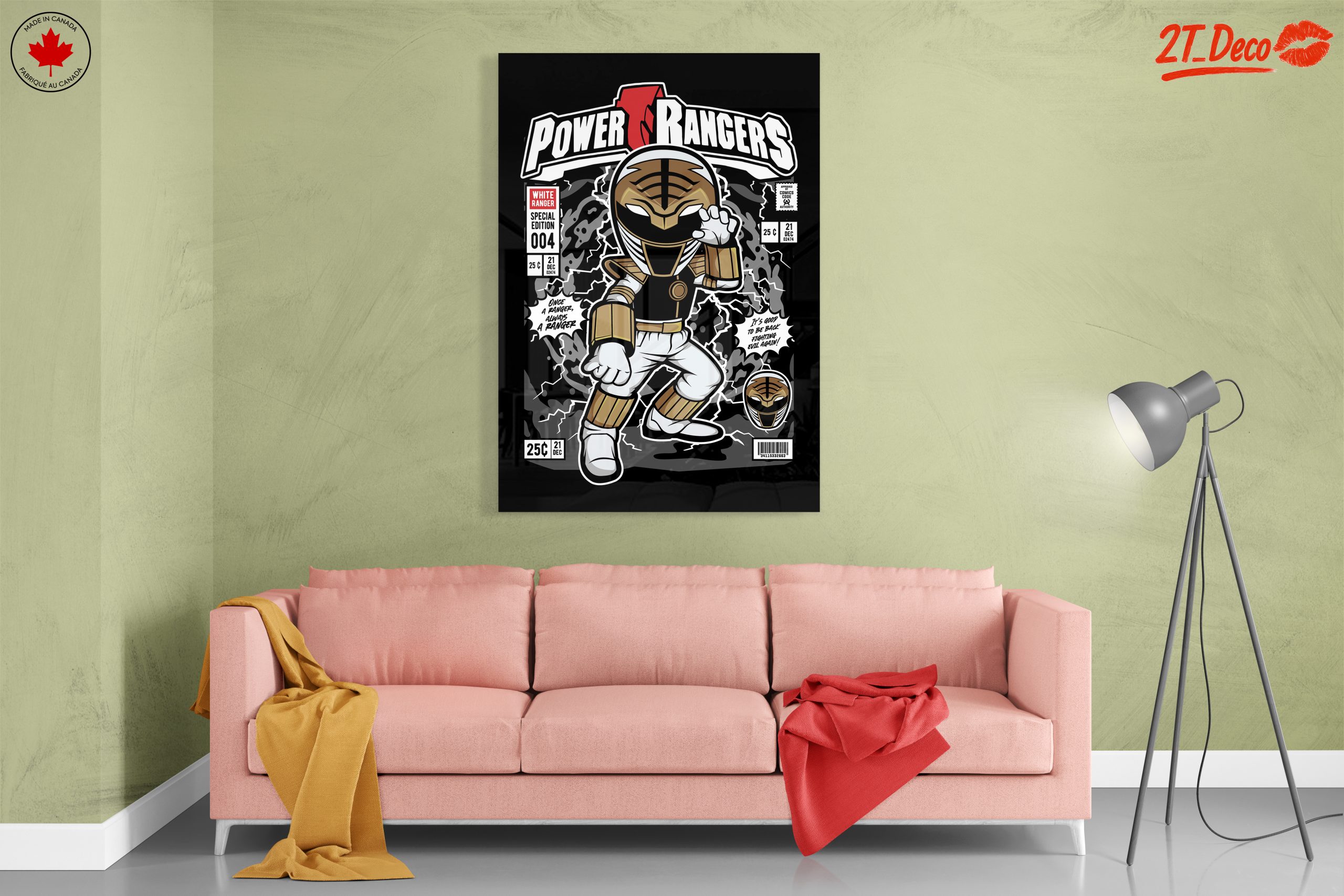 White Ranger Power Rangers Art - Image 7