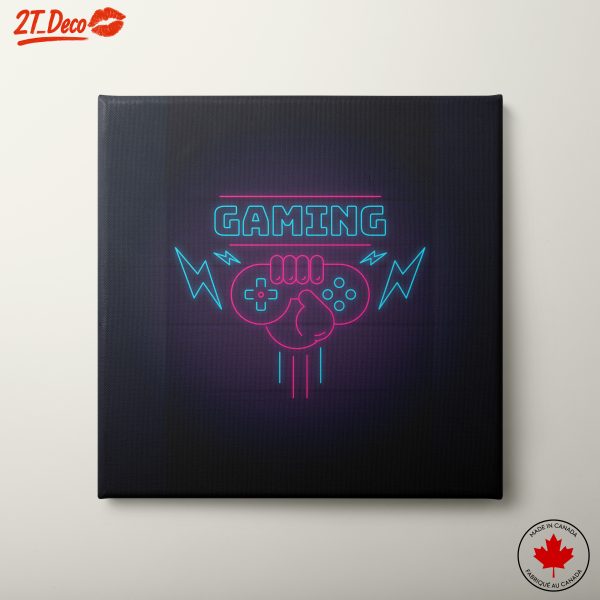 Neon Gaming Inspired Art for Gamers