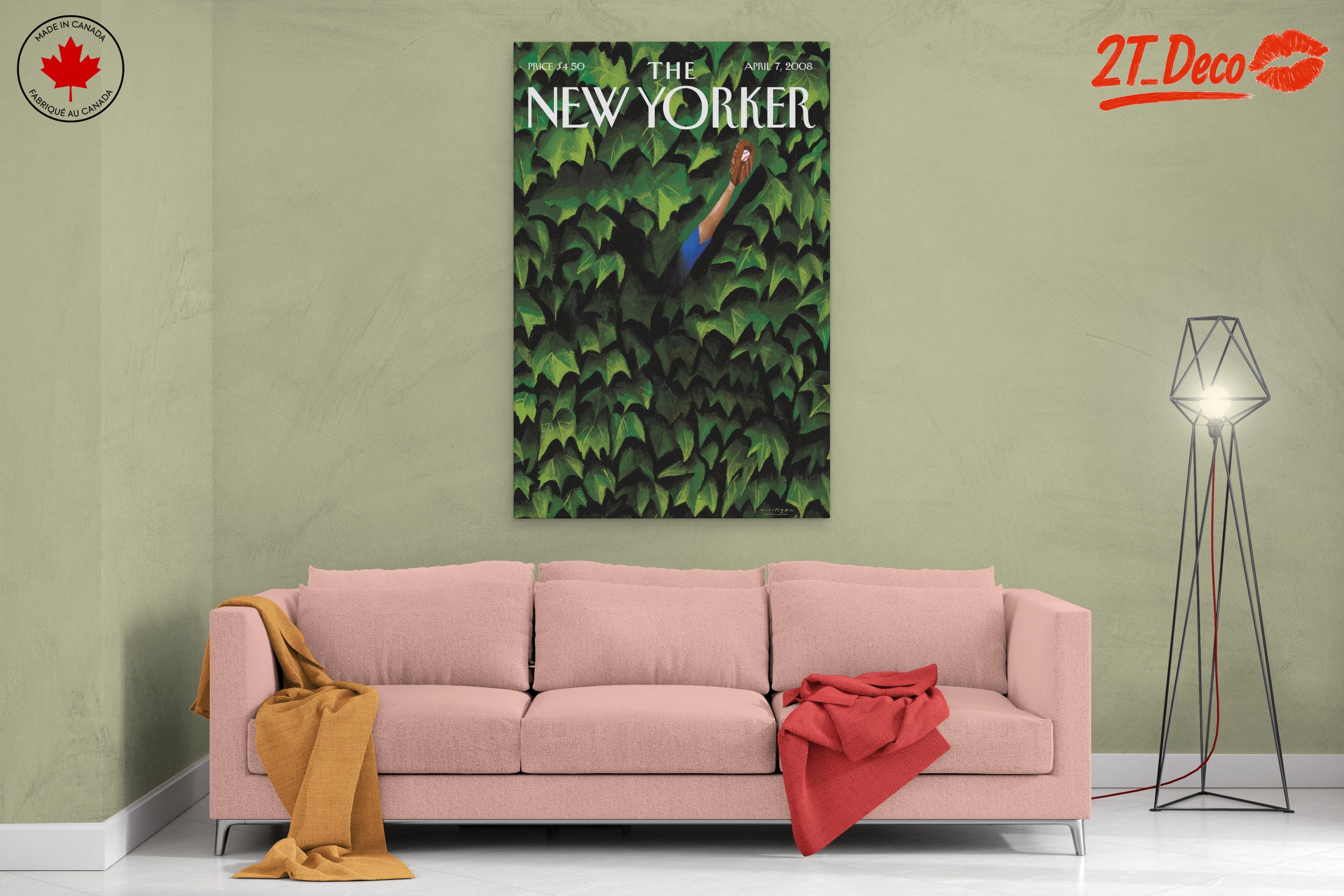 New Yorker Cover Ivy Art - Image 2