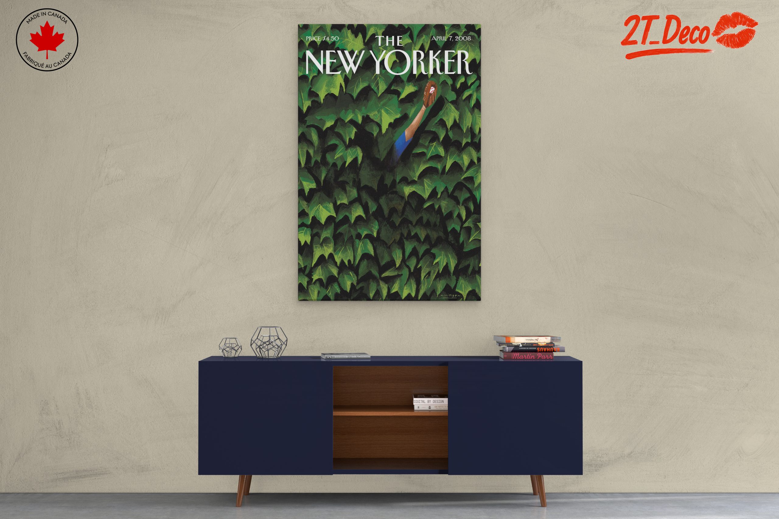 New Yorker Cover Ivy Art - Image 3