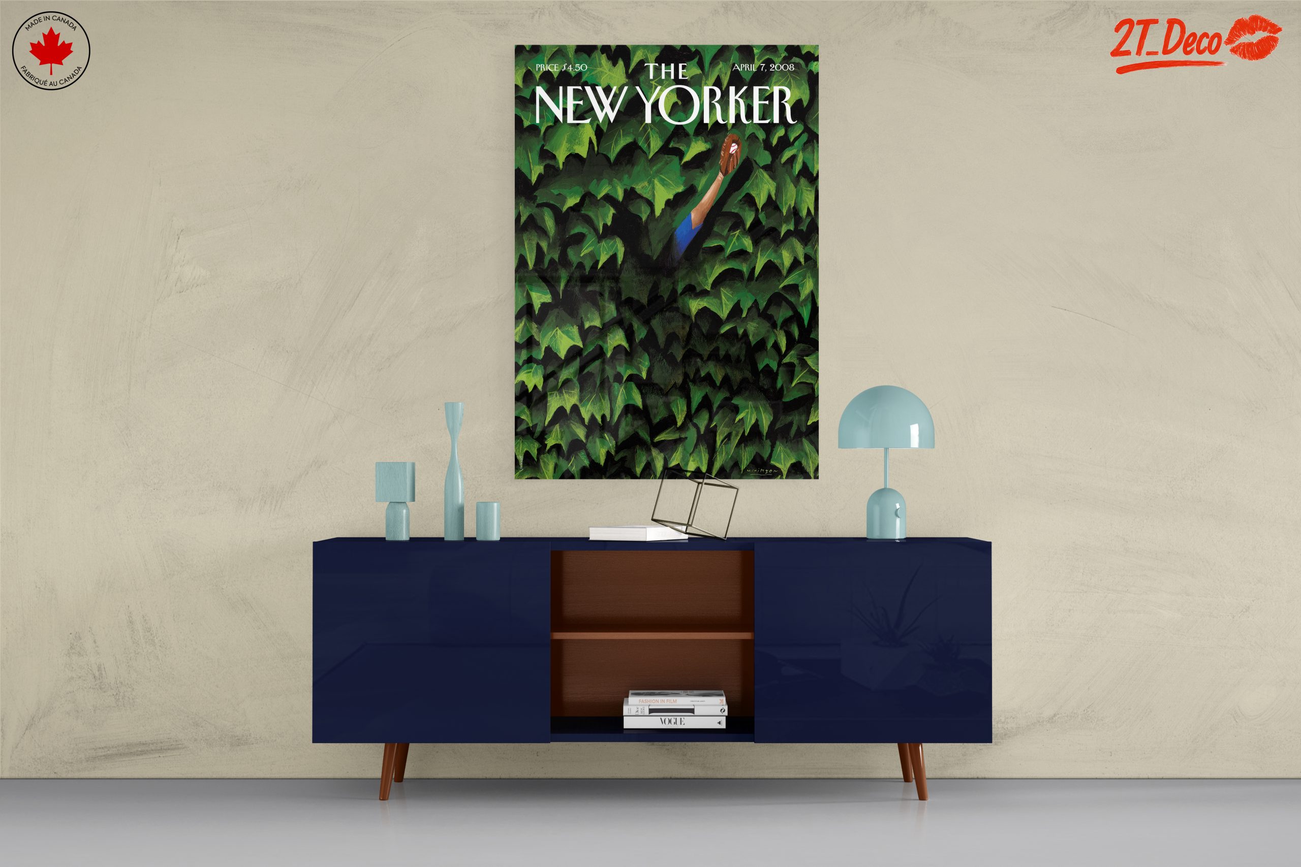 New Yorker Cover Ivy Art - Image 8