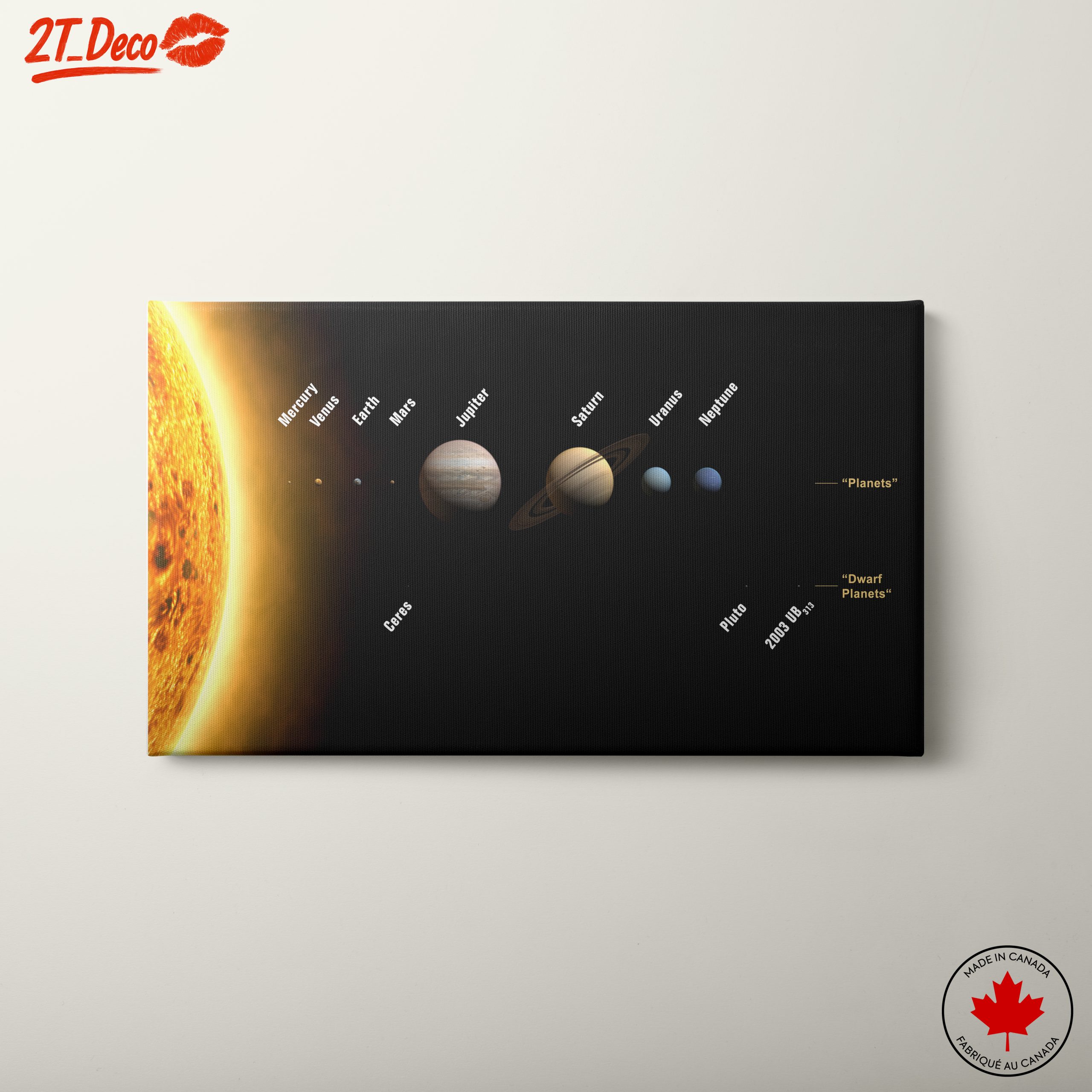 Stunning Solar System Illustration