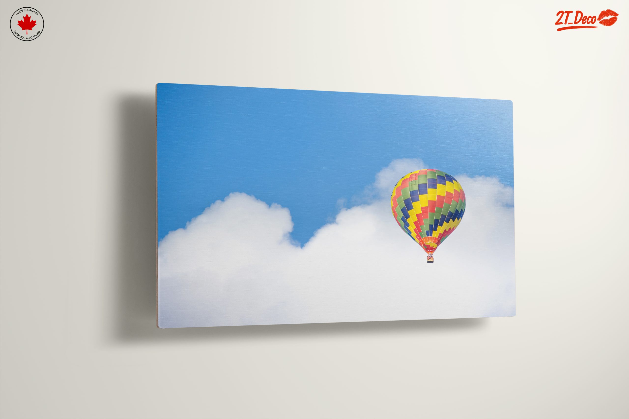 Vibrant Hot Air Balloon in Sky - Image 13