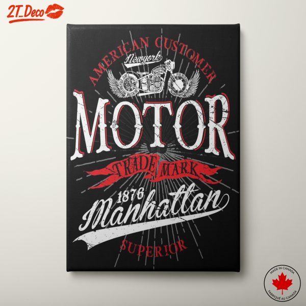 Vintage Motorcycle Art from New York