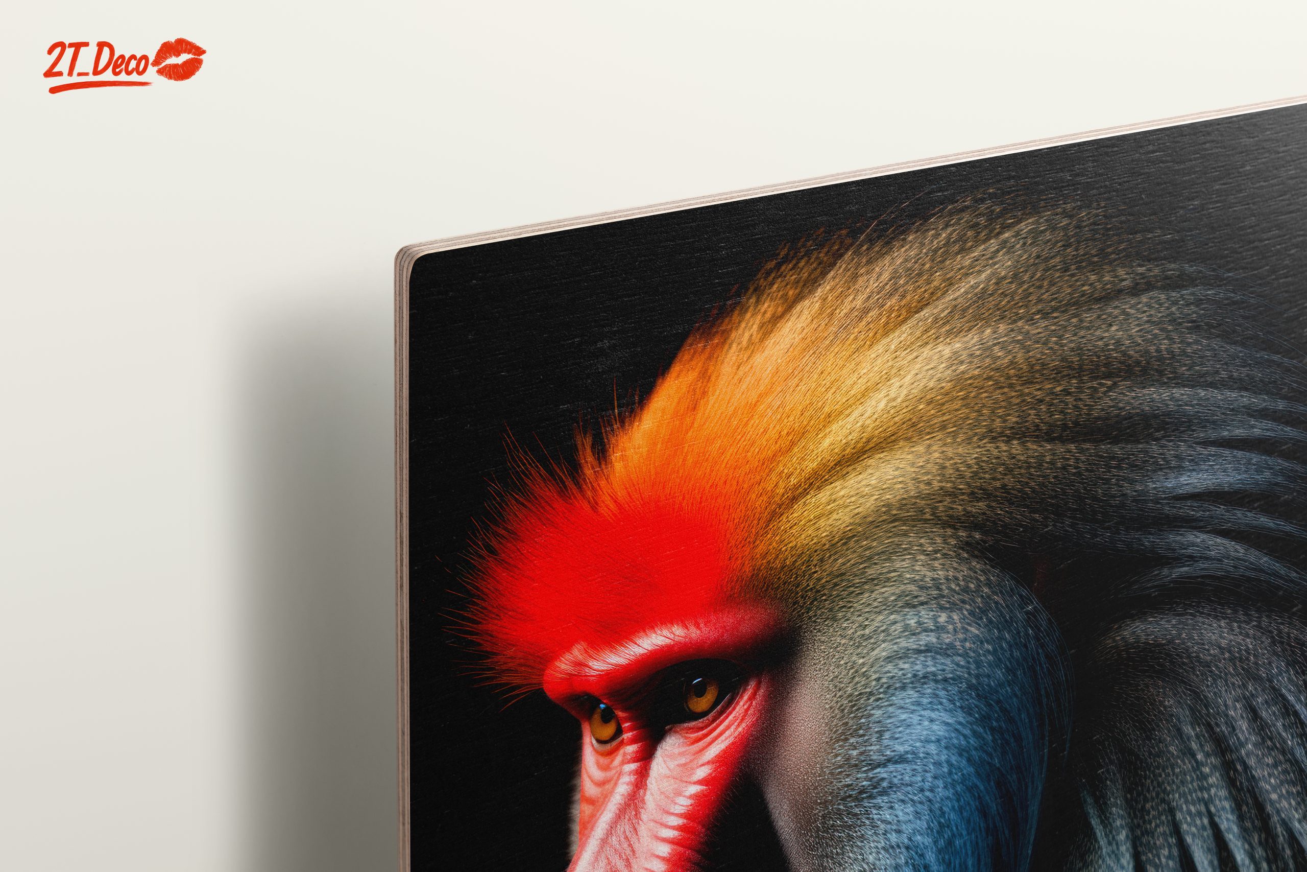 Vibrant Baboon Portrait Wall Art - Image 15