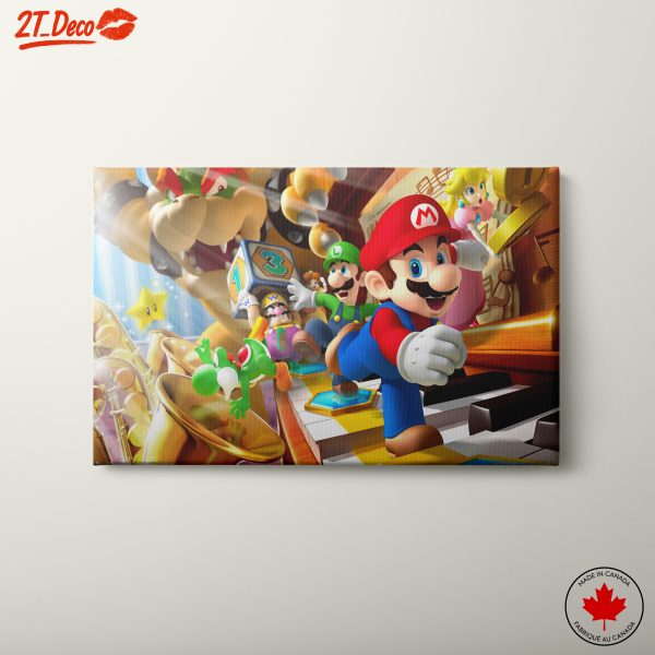 Mario Characters in Vibrant Celebration
