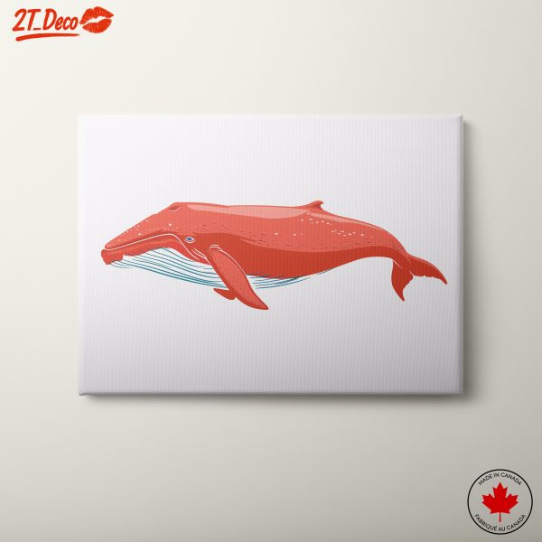 Playful Whale Illustration Art