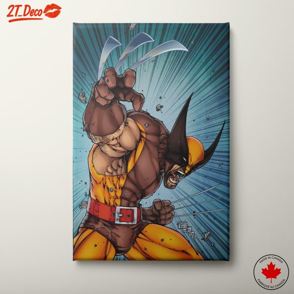 Dynamic Wolverine Comic Art