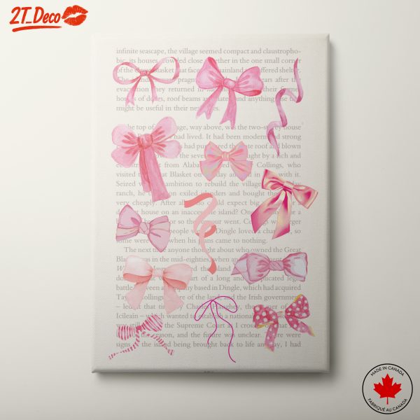 Whimsical Bow Art for Charming Spaces
