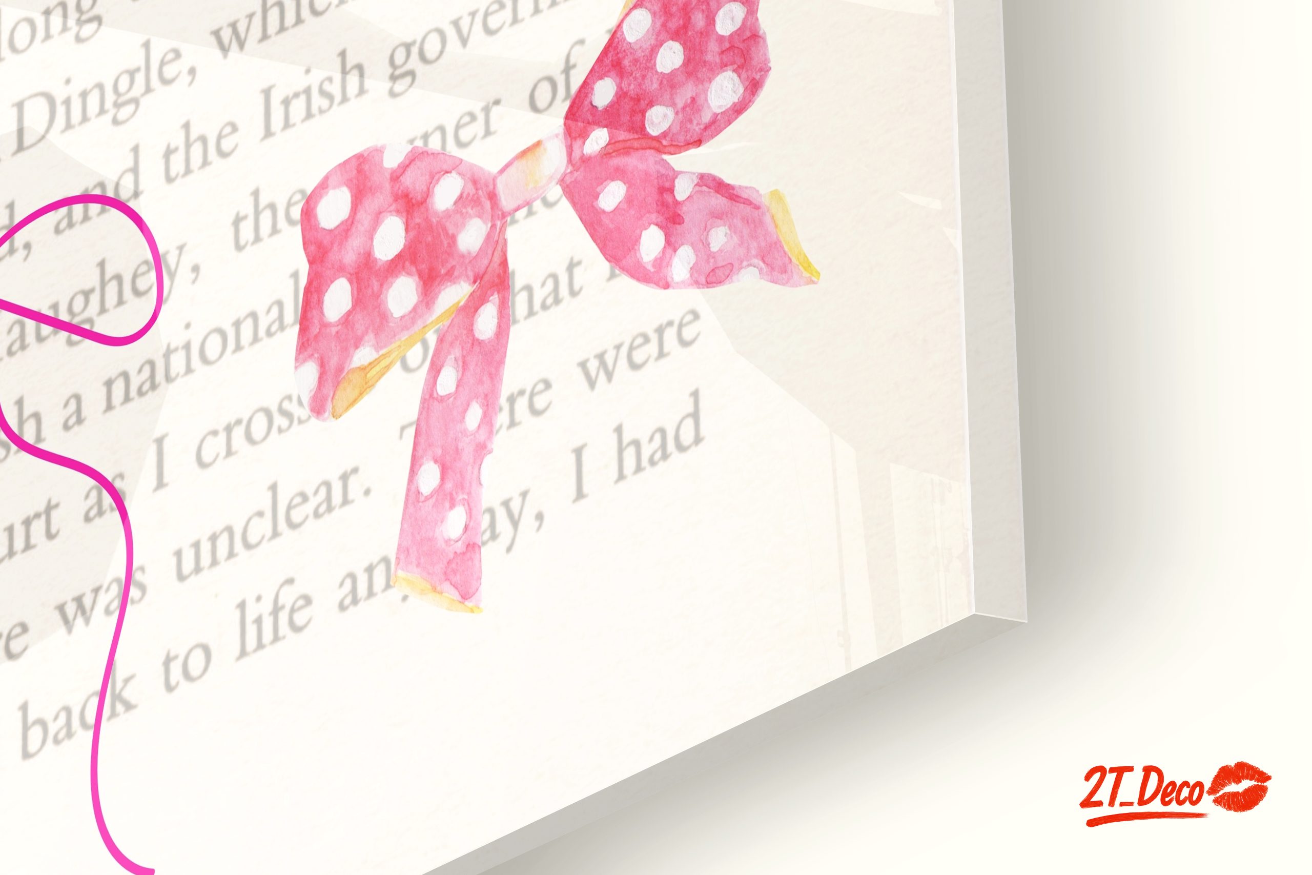 Whimsical Bow Art for Charming Spaces - Image 9