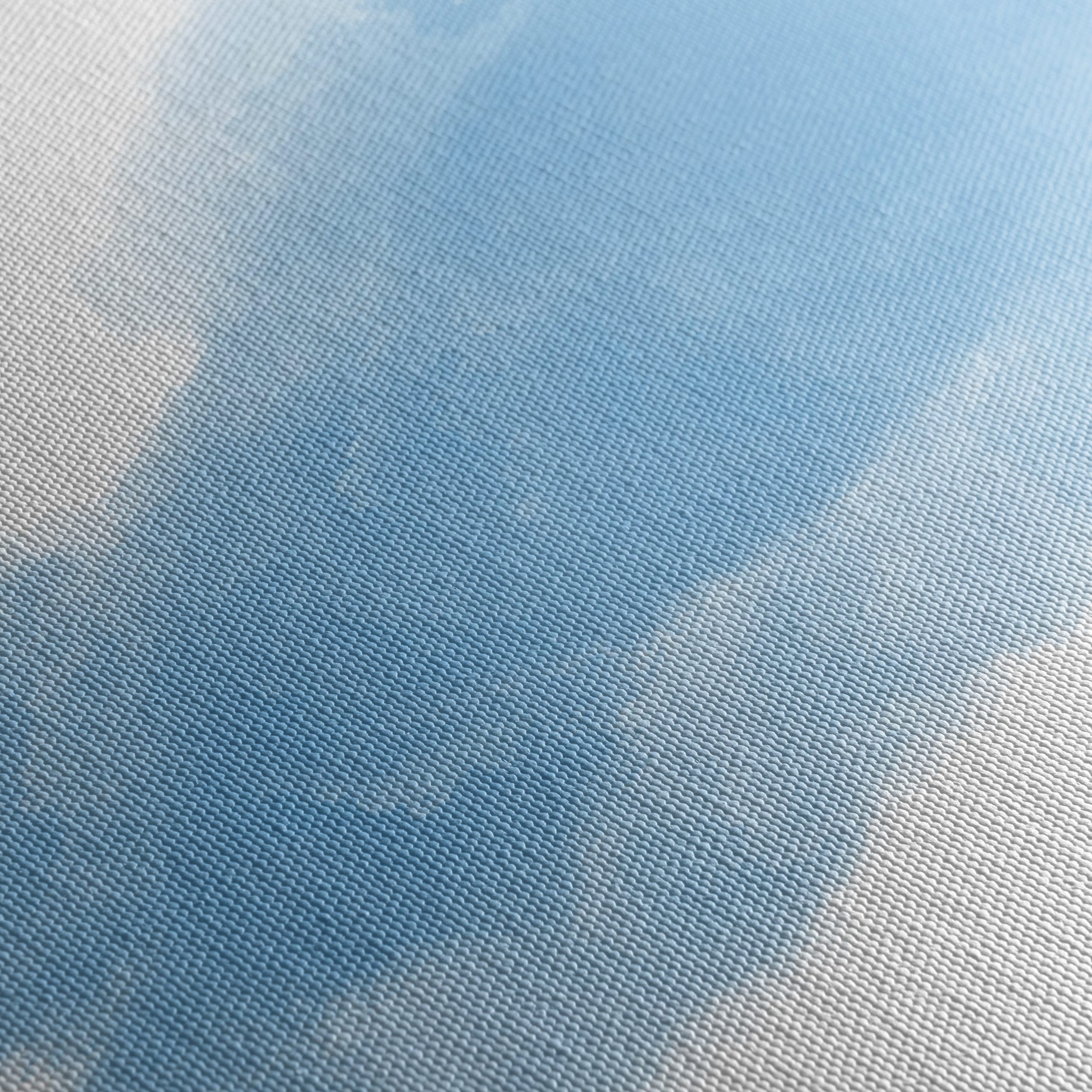 Whimsical Blue Cloud Artwork - Image 5