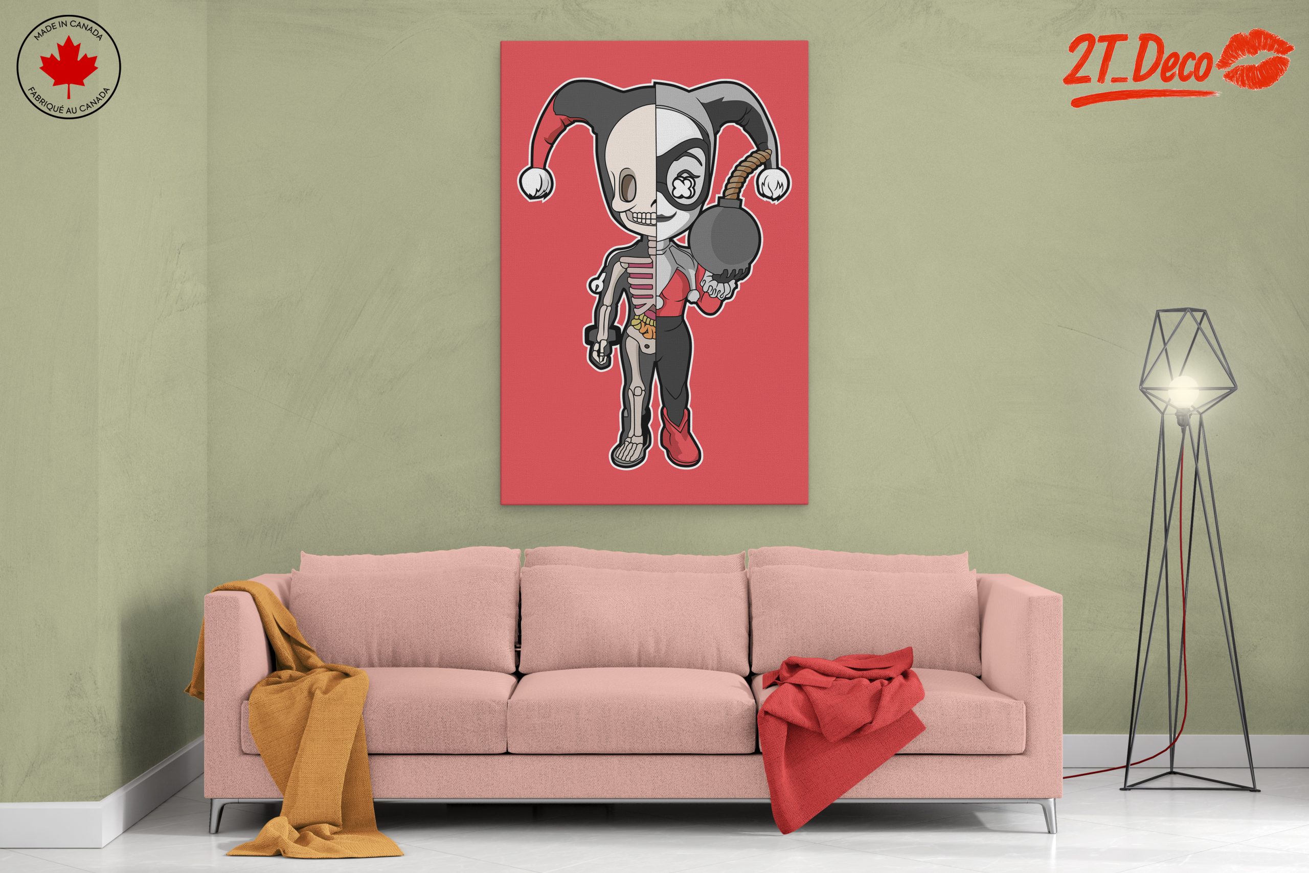 Harley Quinn Graphic Art Character - Image 2