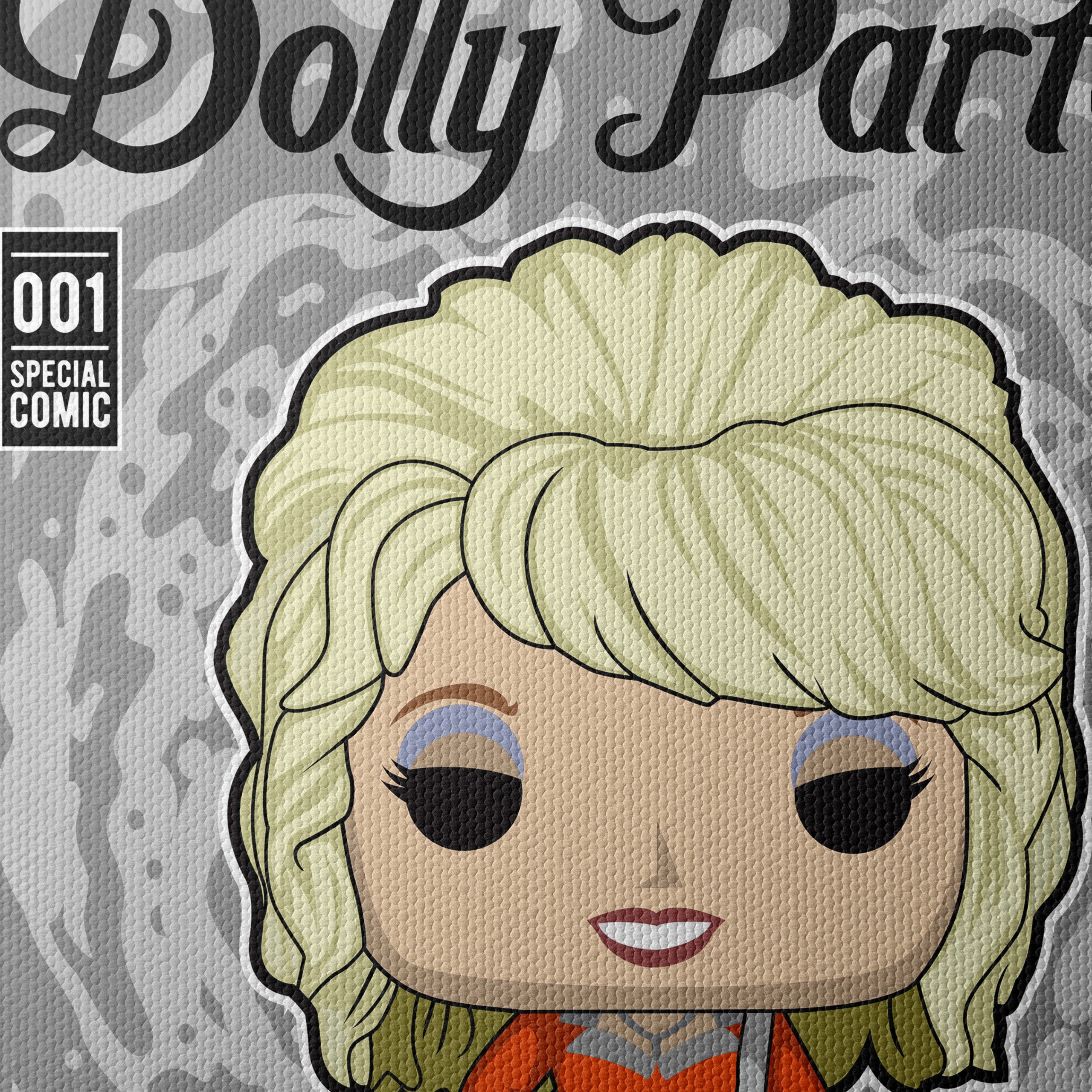 Dolly Parton Funko Pop Character Art - Image 4