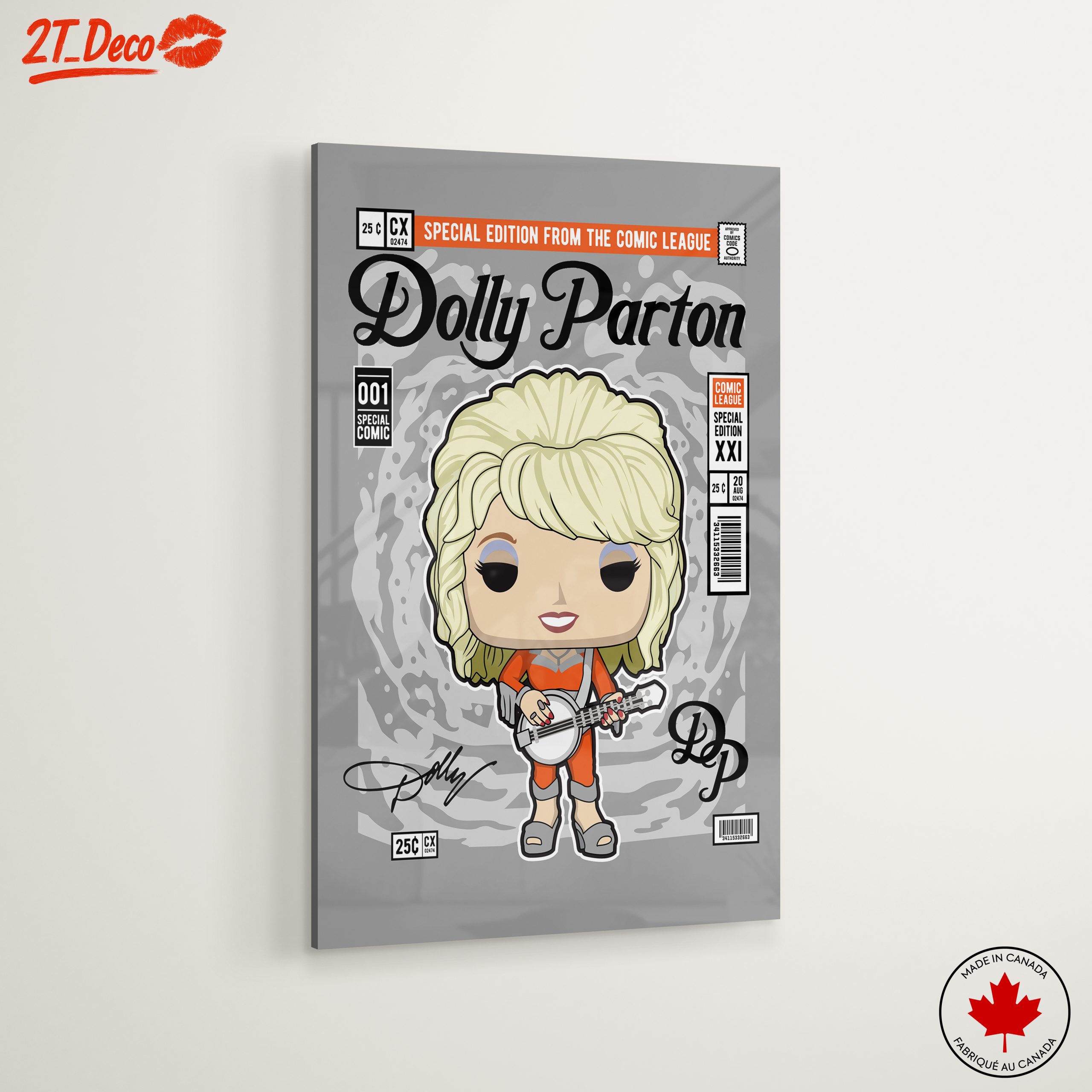 Dolly Parton Funko Pop Character Art - Image 6