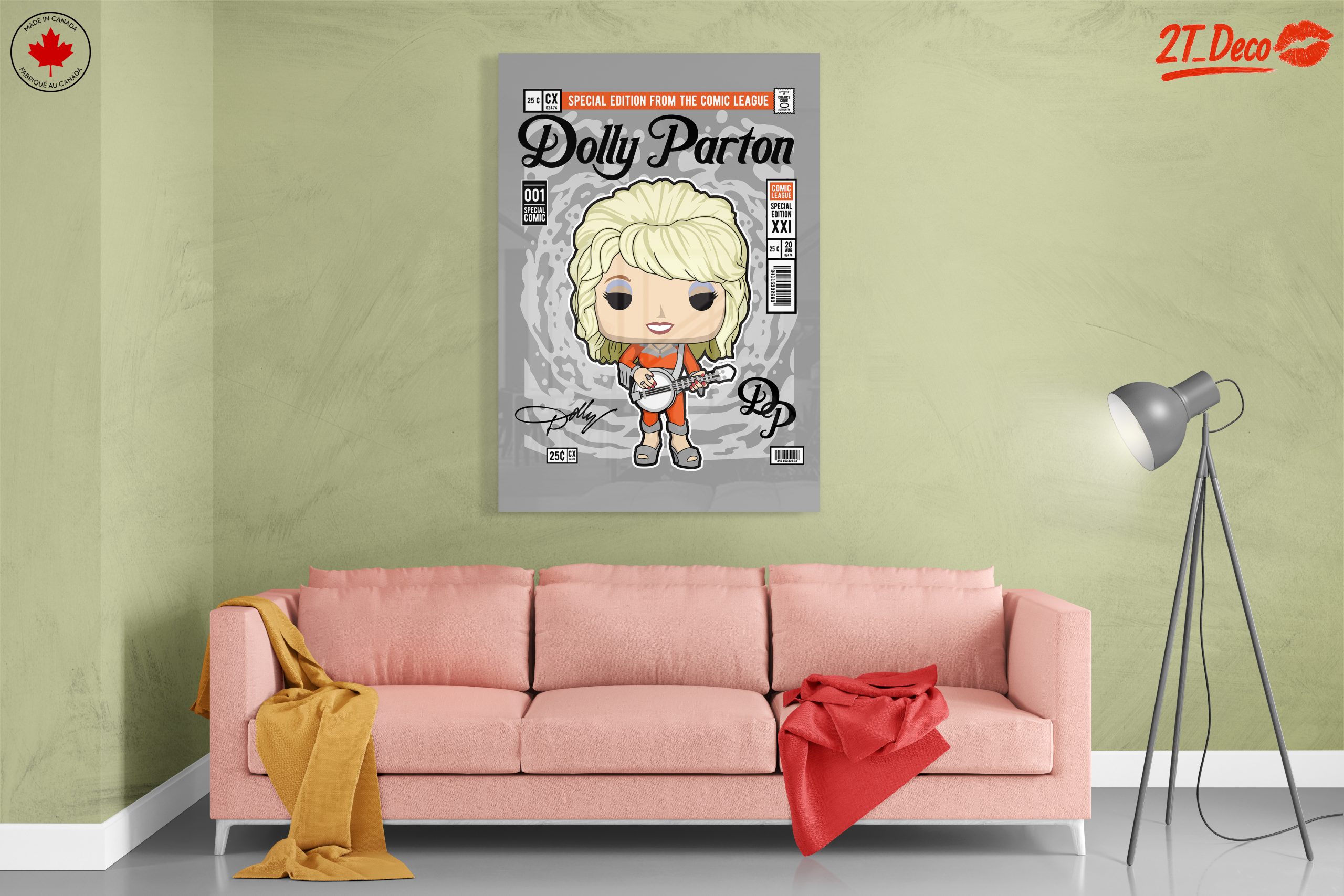 Dolly Parton Funko Pop Character Art - Image 7