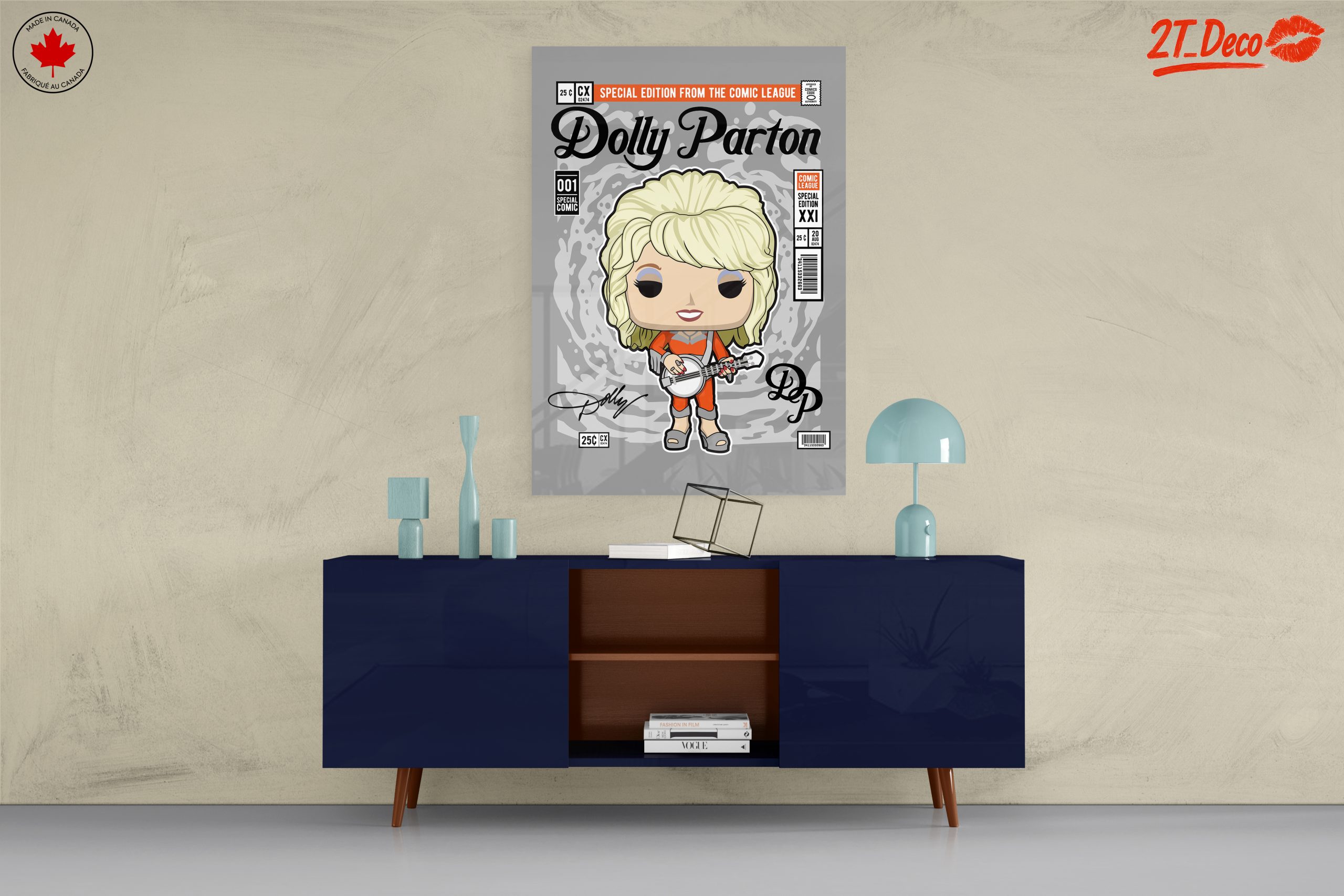 Dolly Parton Funko Pop Character Art - Image 8