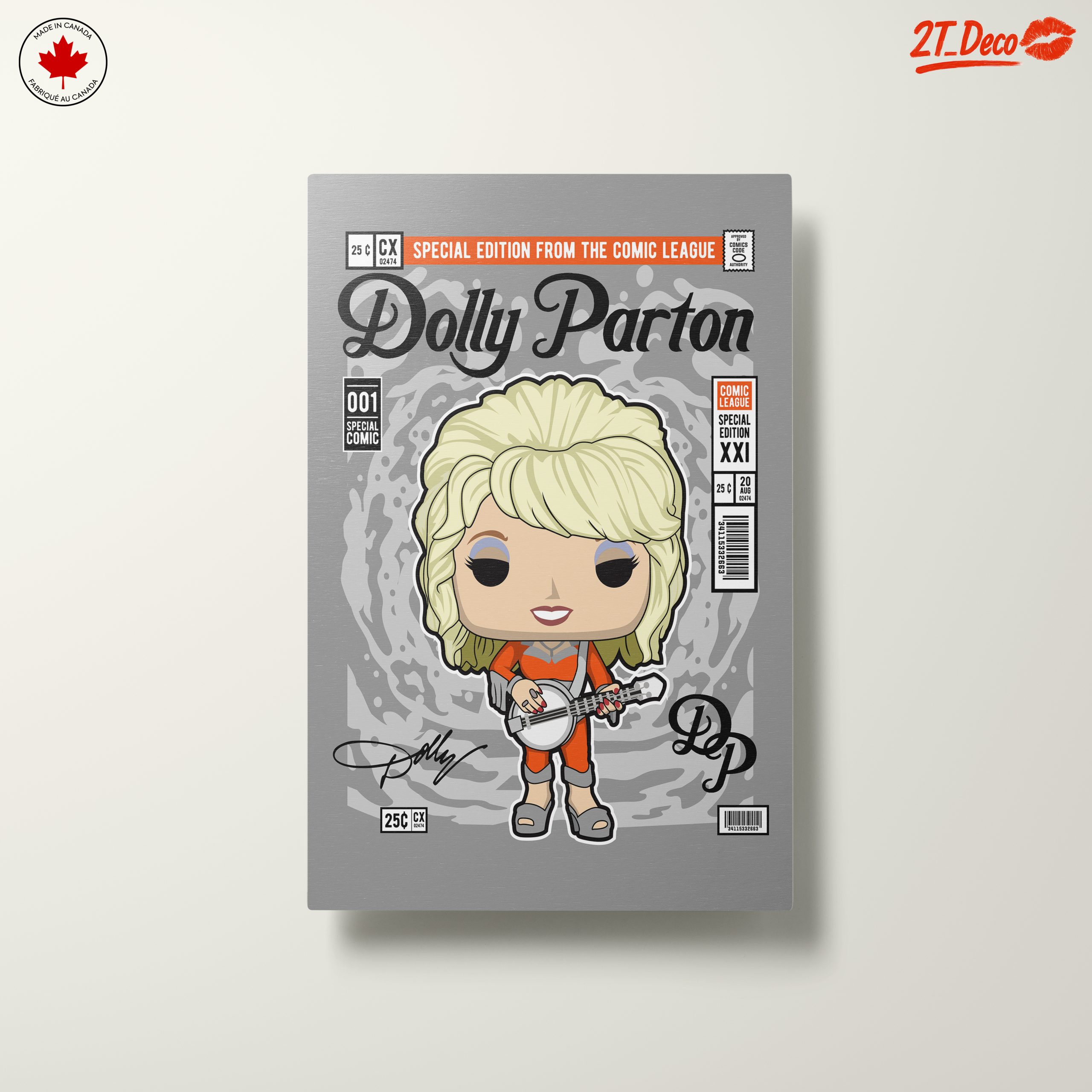 Dolly Parton Funko Pop Character Art - Image 10