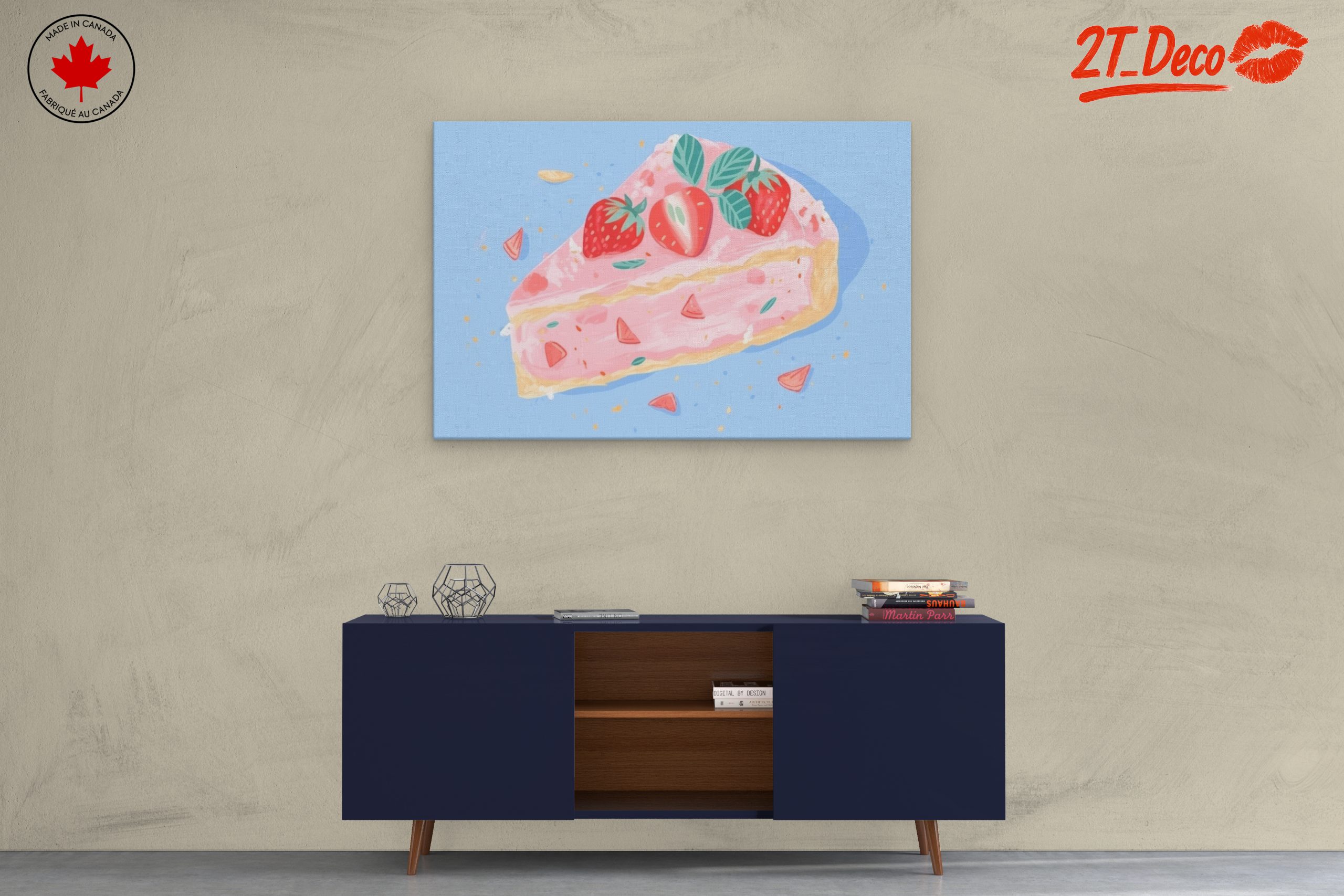 Stylized Abstract Dessert Art - Image 3