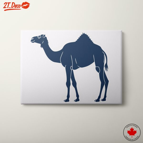 Stylized Camel Art for Home Decor