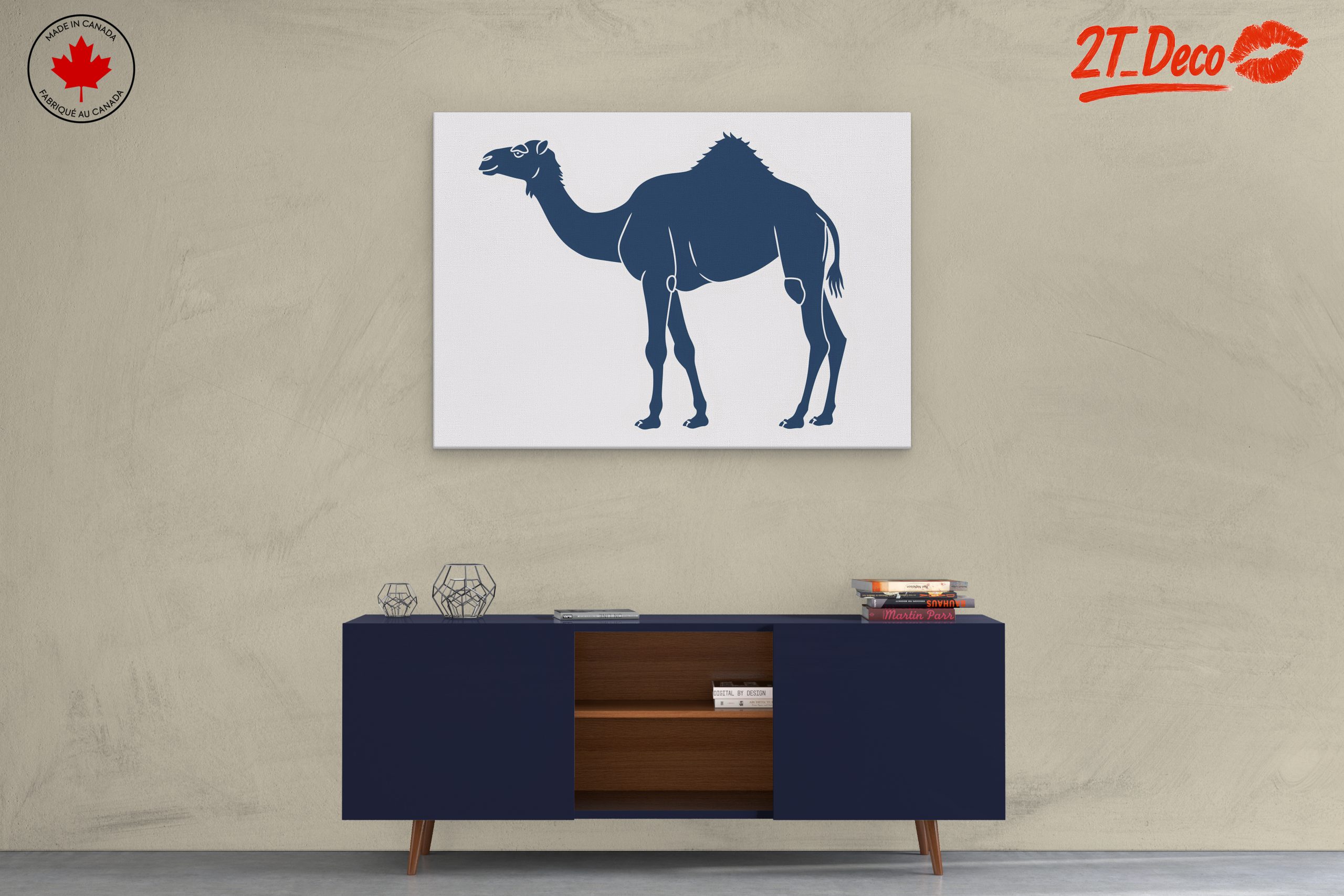 Stylized Camel Art for Home Decor - Image 3