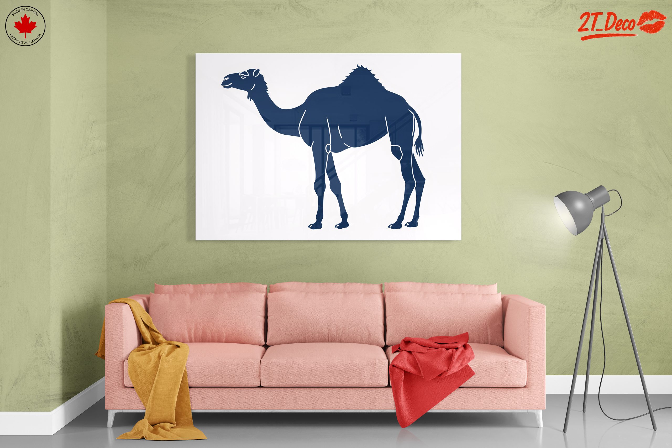 Stylized Camel Art for Home Decor - Image 7