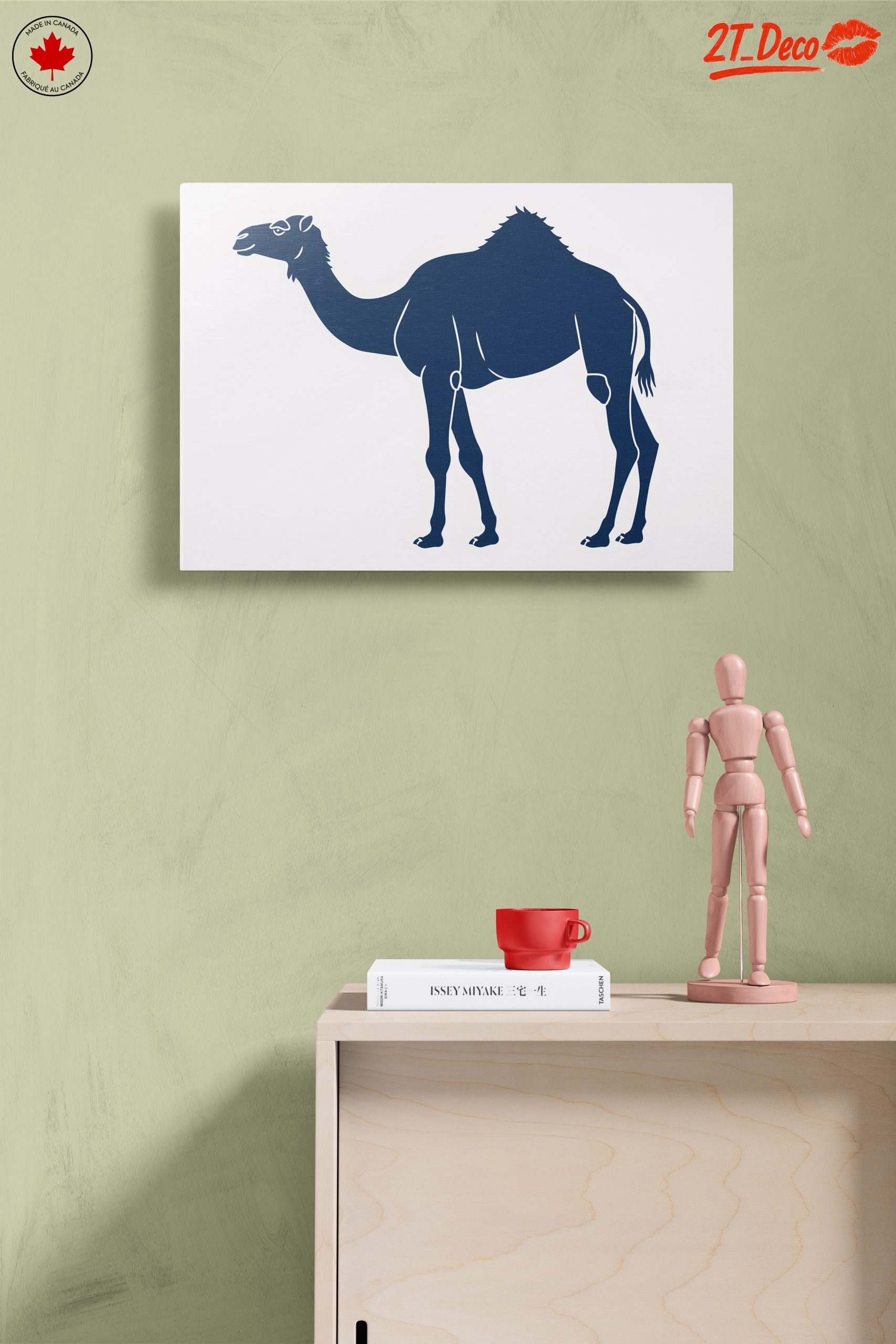 Stylized Camel Art for Home Decor - Image 14