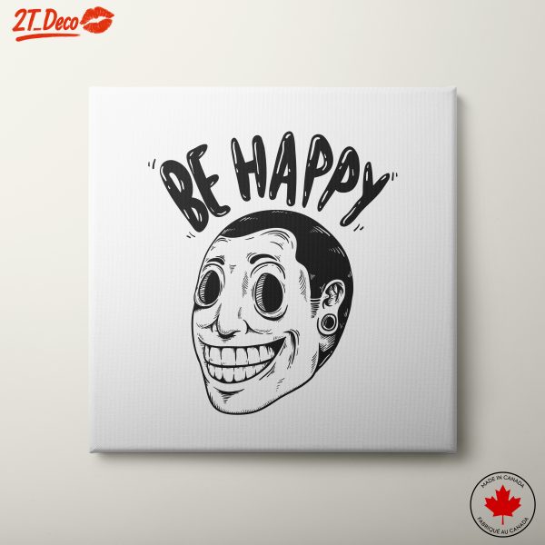 Be Happy Whimsical Character Art