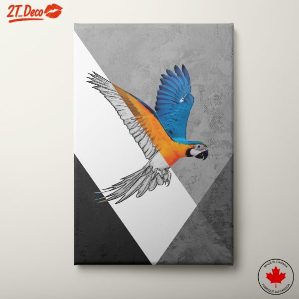 Stylized Parrot Wall Art